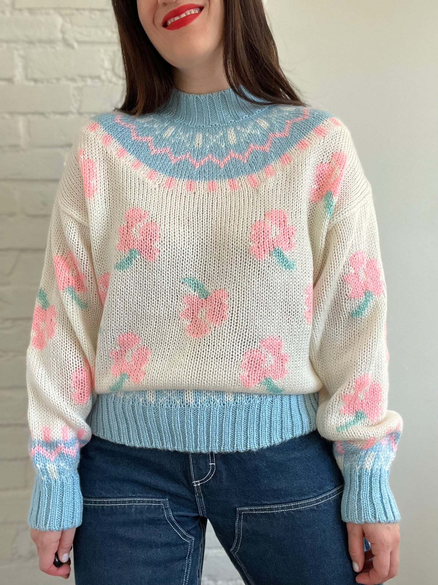 Après-Ski Cotton Candy Knit - L