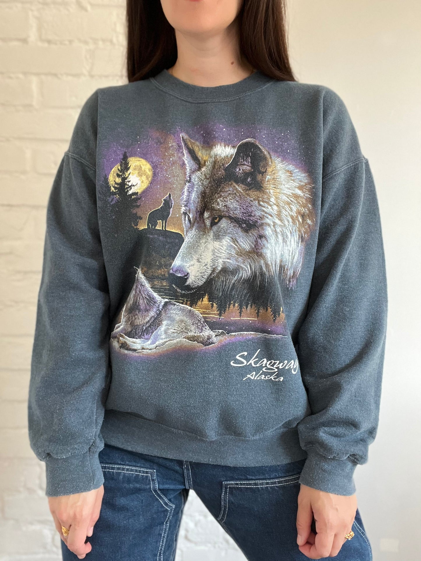 Alaska Wolf Sweater - Size XL