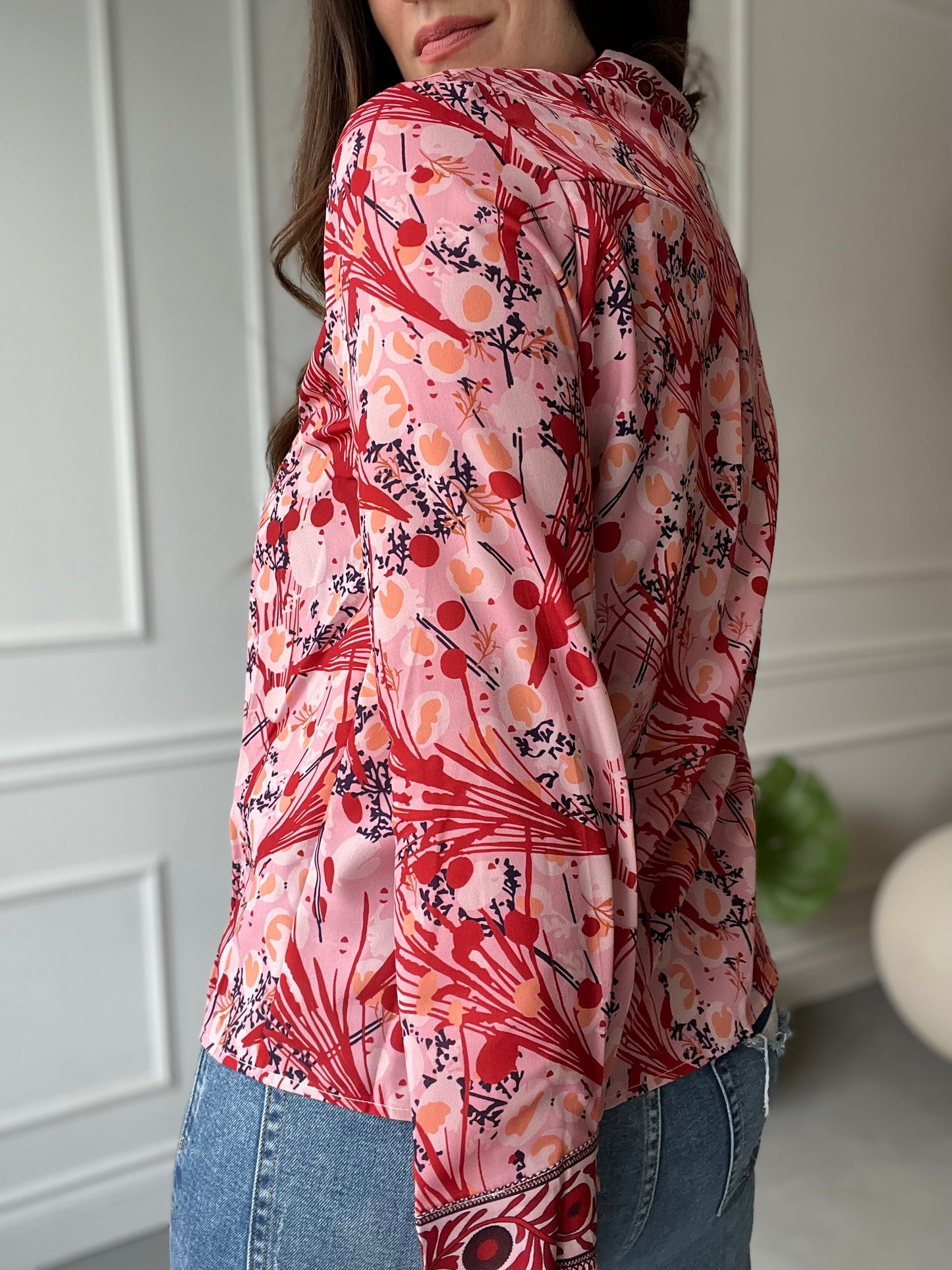 Abstract Love Blouse - Size M/L