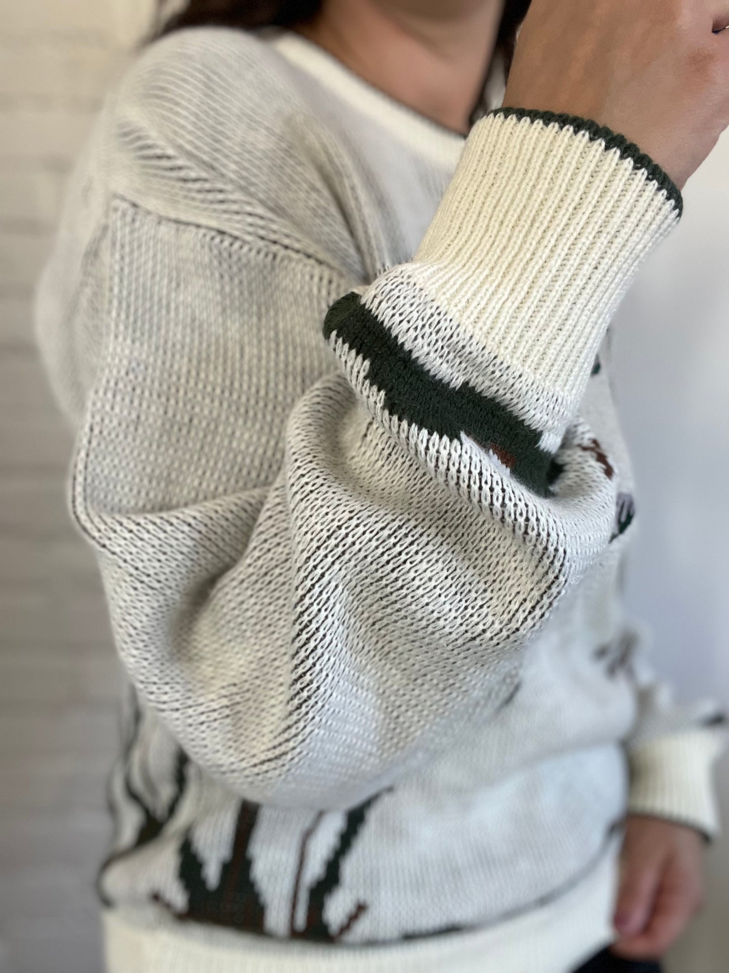 Flying Duck Knit Sweater - Size L/XL