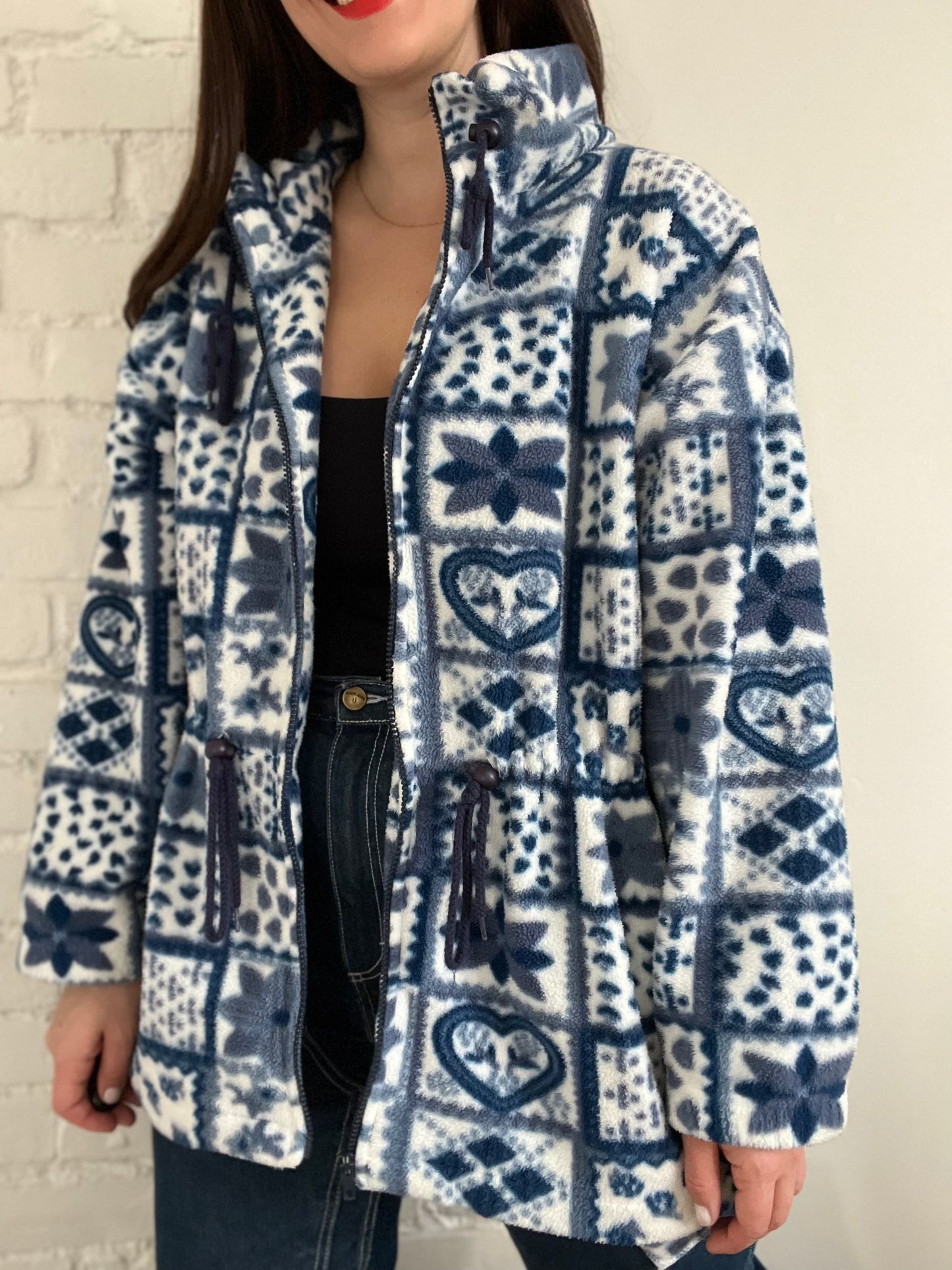 Cottage Style Love Fleece - L