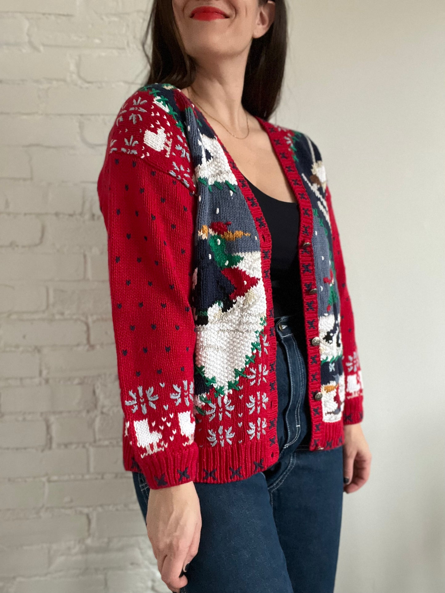 Let it Snow Knit Sweater - M/L