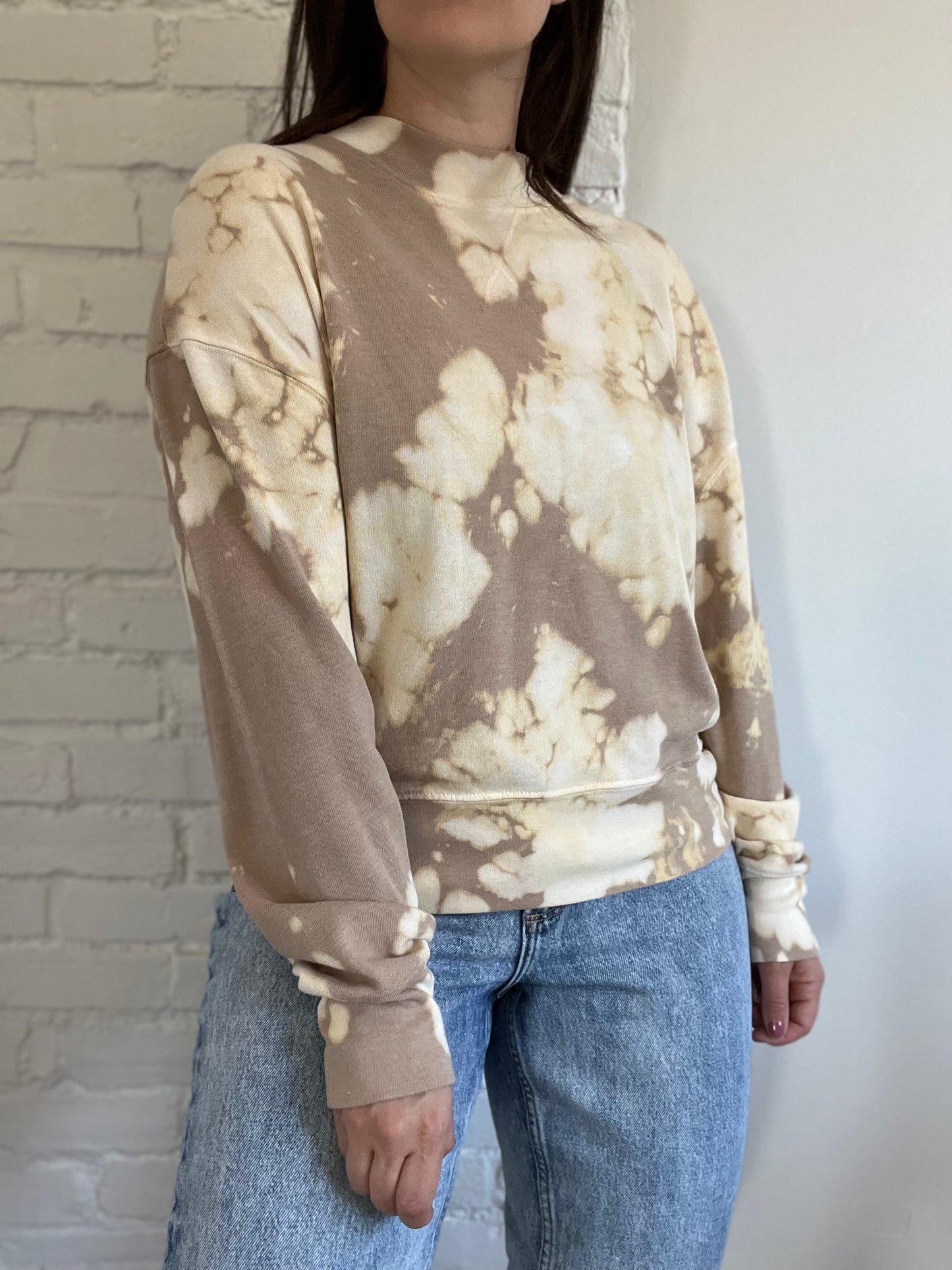 Tie Dye Mock Neck Sweater - XS/S