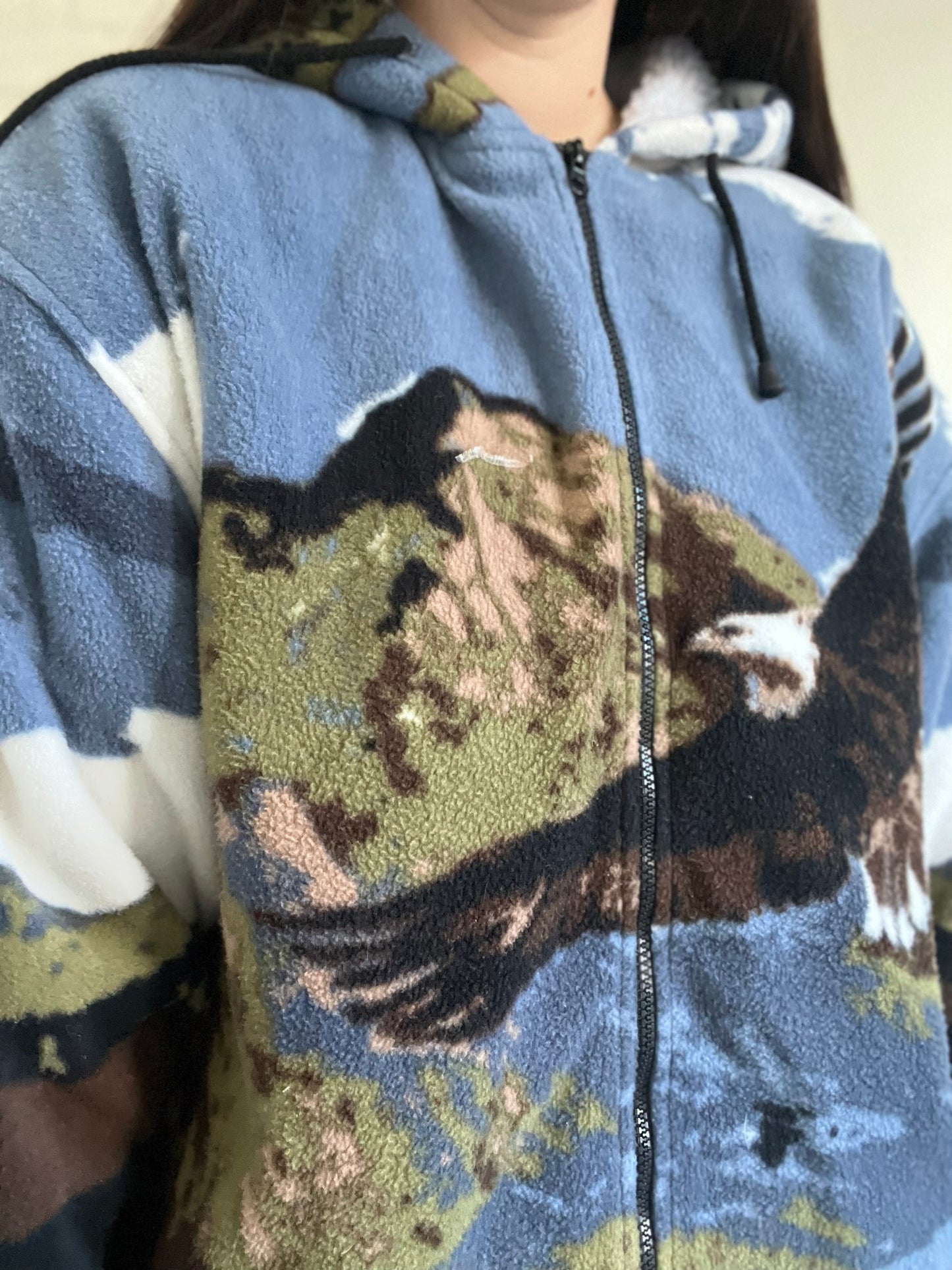 Bald Eagle Sherpa Puffer Fleece - XL/XXL