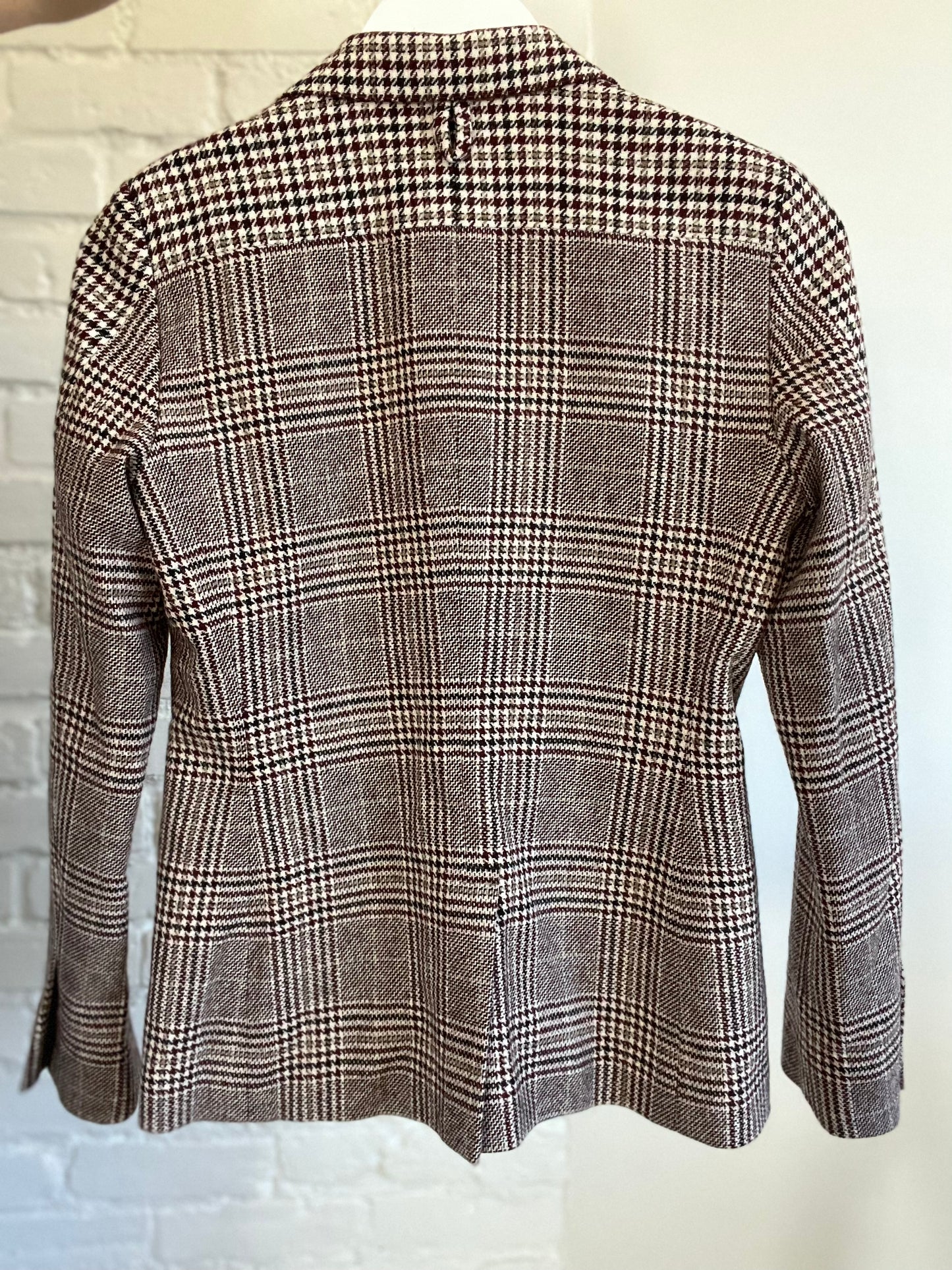 Made in Japan Plaid Blazer - Size S