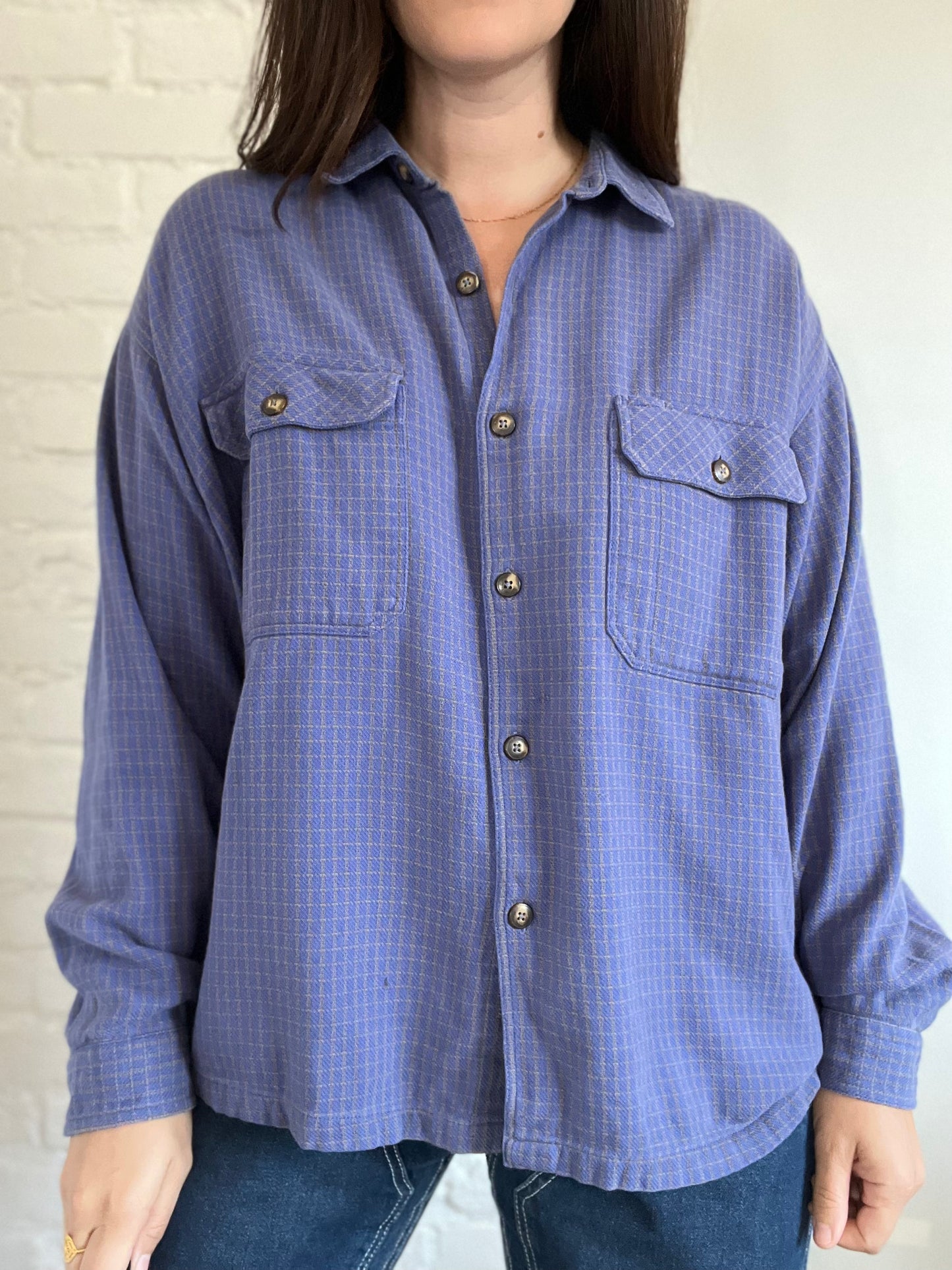 Patagonia Plaid Button-Up Shirt - Size Mens L