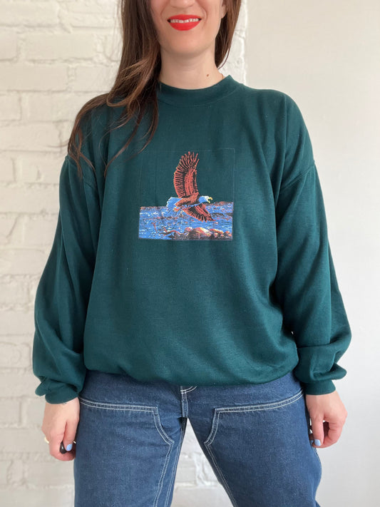 Vintage Cape Cod Eagle Sweater - XL