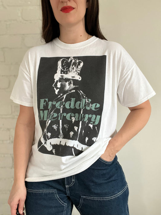 Freddie Mercury Crown T-Shirt - Mens L