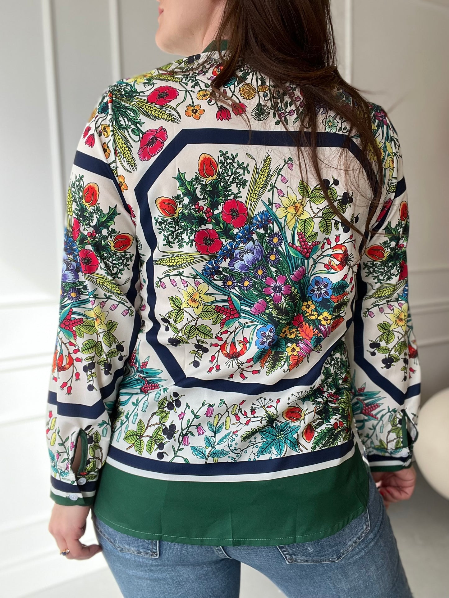 Garden Floral Button Up - Size L