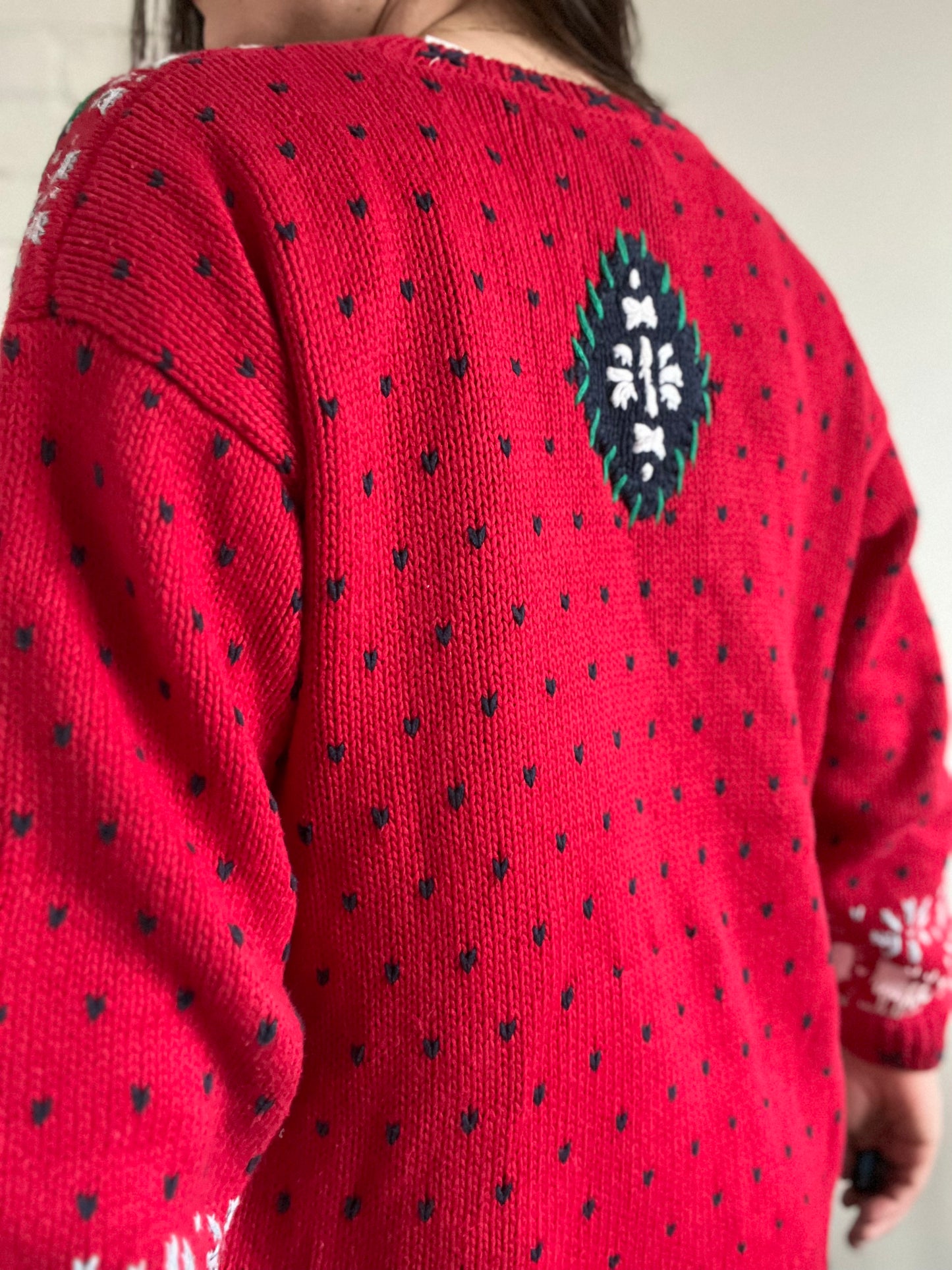 Let it Snow Knit Sweater - M/L