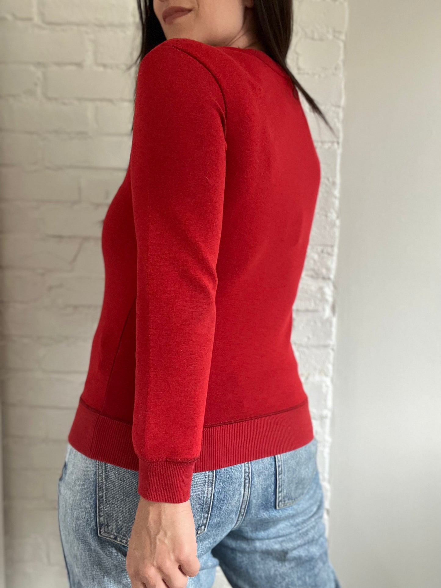 Cherry Red Hunter Crewneck - Size XS/S