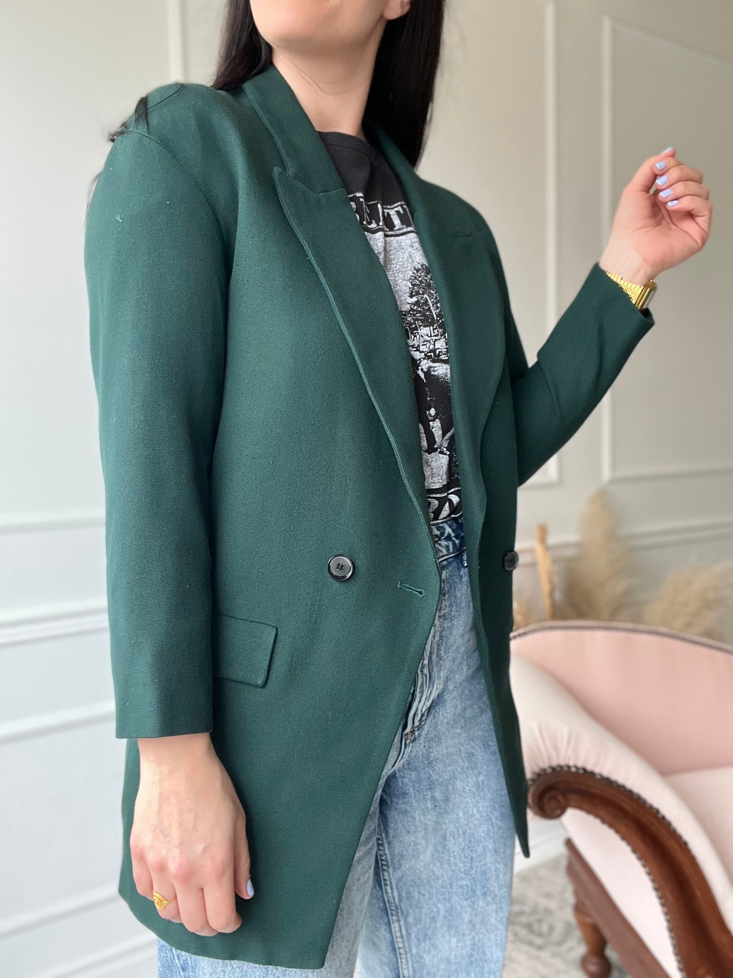 Double Breasted "Masters" Jacket - Size M