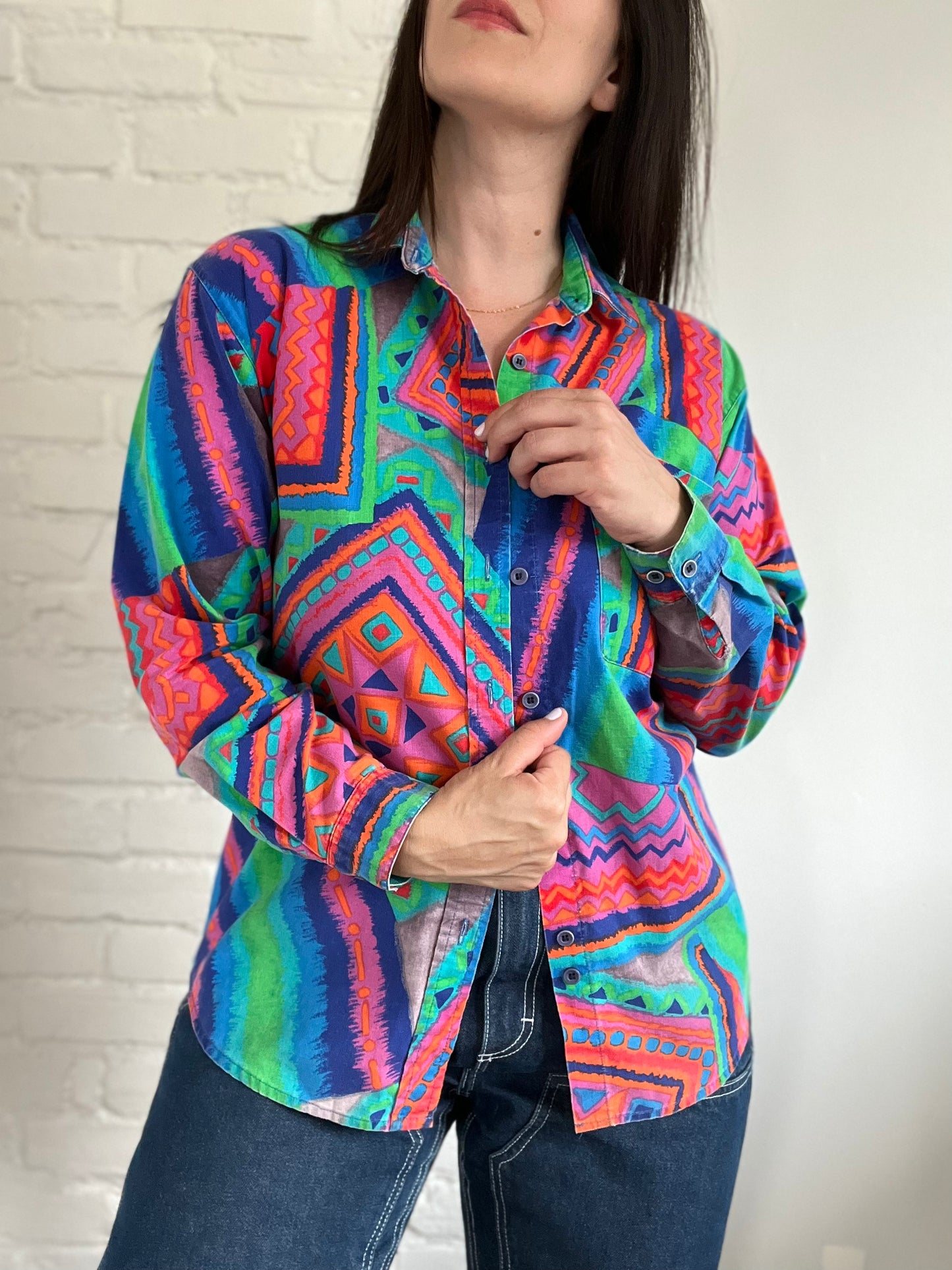 Southwestern Wrangler Shirt - Size M/L