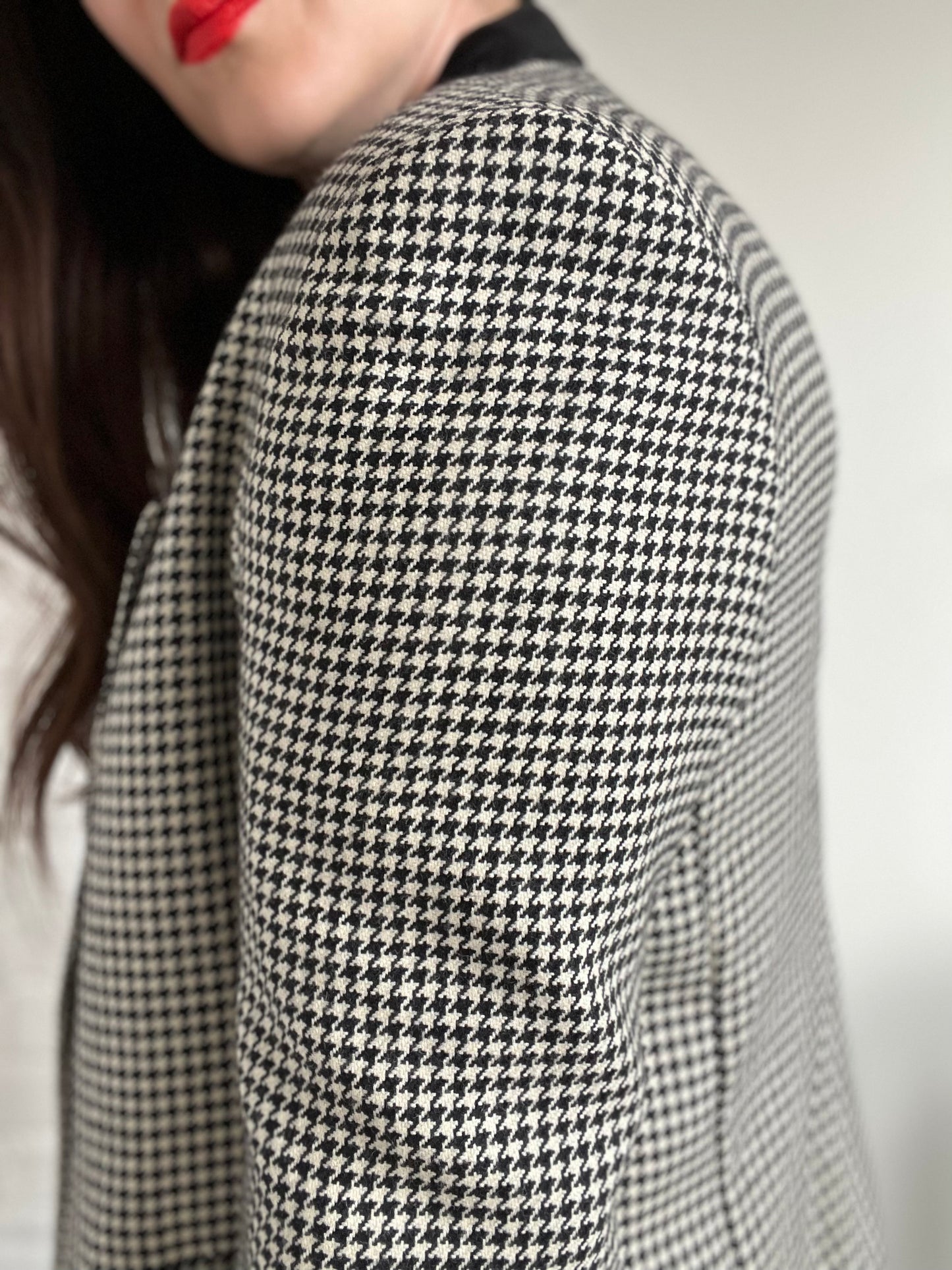 Houndstooth Vintage Blazer - M