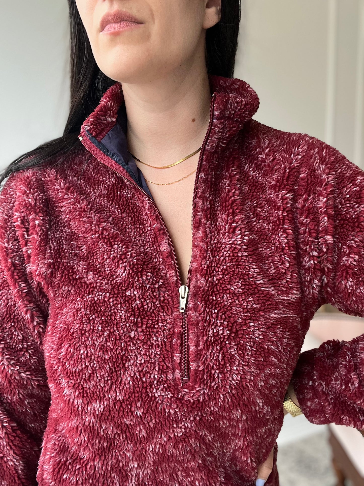 Vintage Patagonia Teddy Sherpa Pullover - Size S