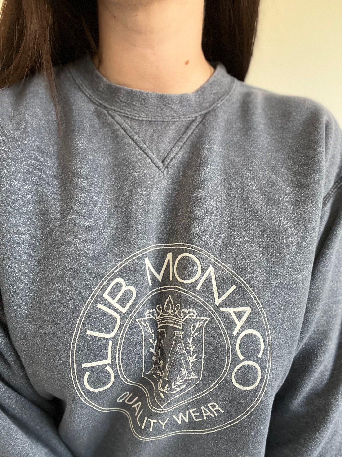 Vintage Club Monaco Heritage Crest Sweater - Size L
