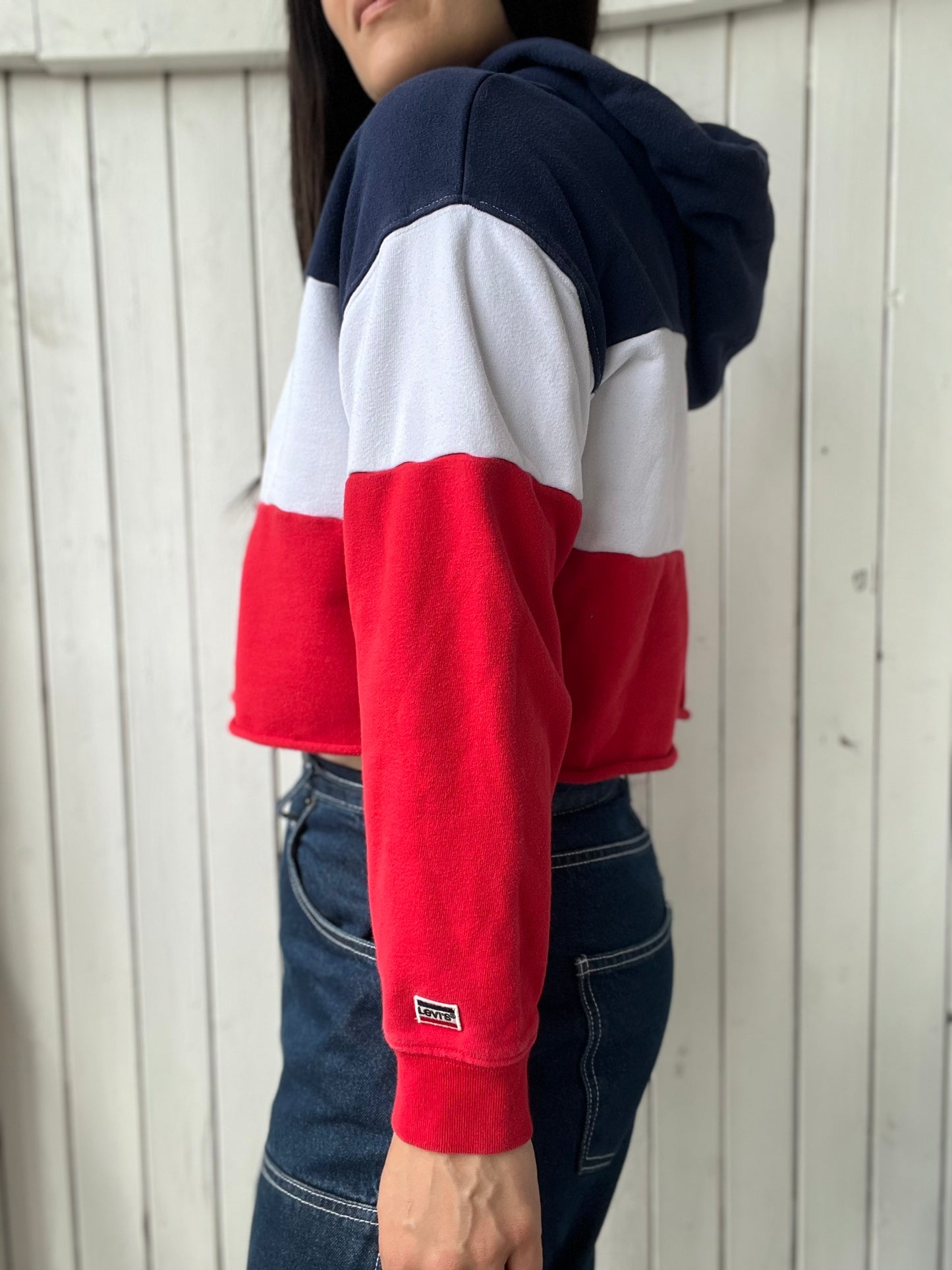 Levi's Crop Hoodie - Size M