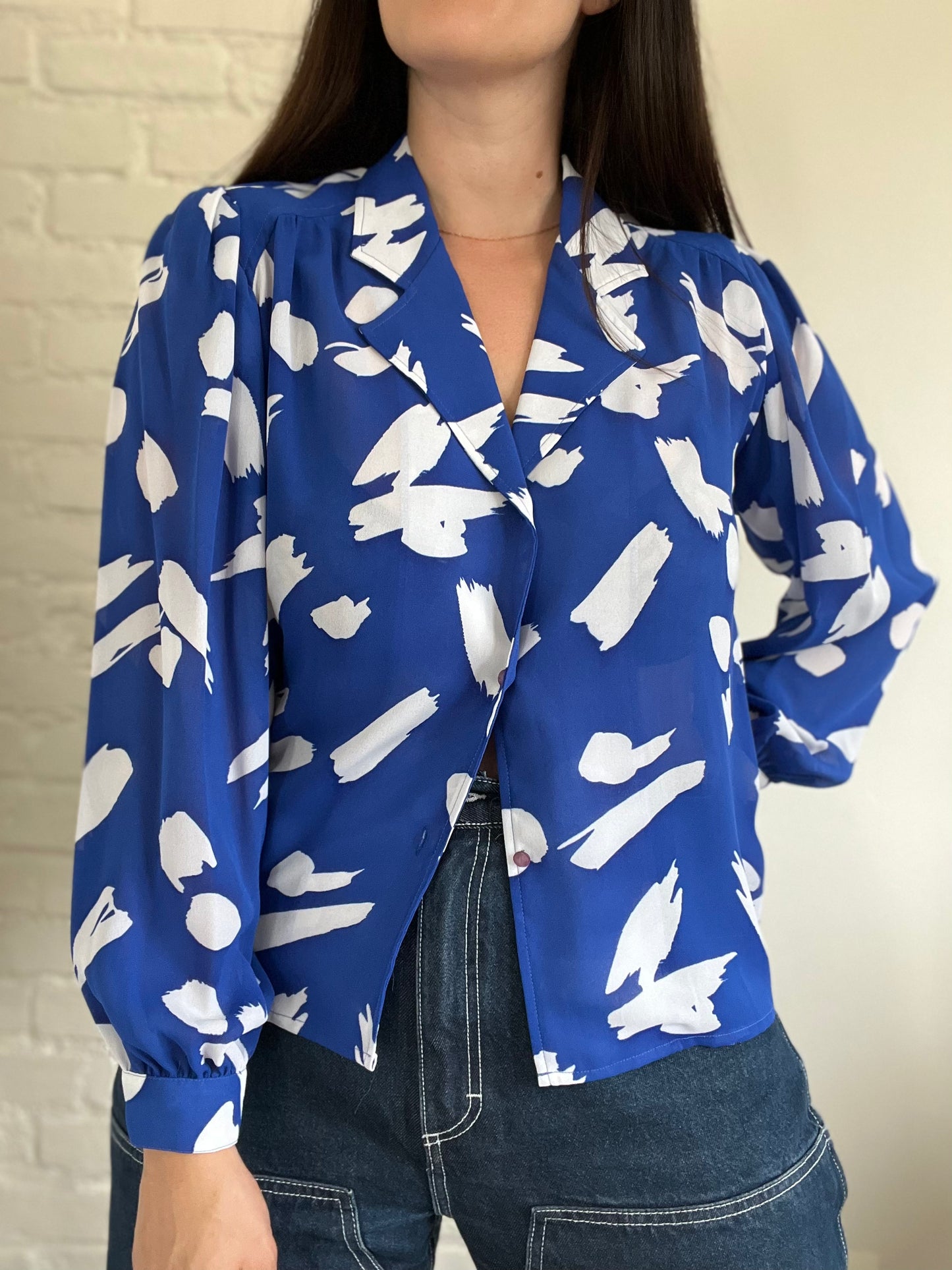 Abstract Art Blouse - Size M/L