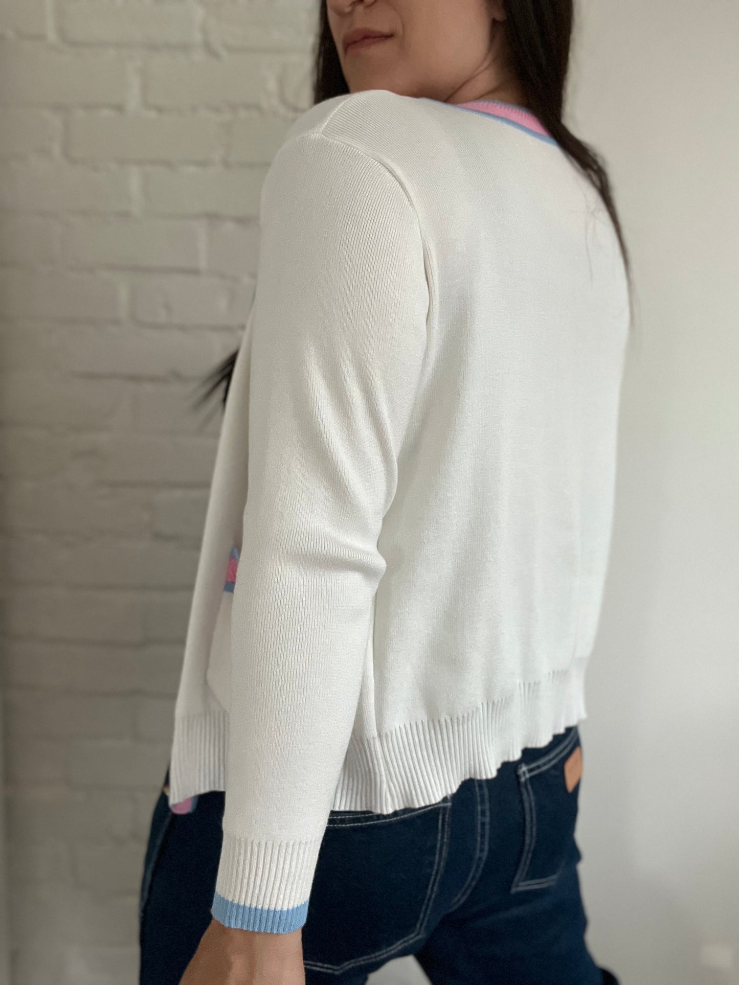 Cotton Candy Vintage Cardigan - Size M