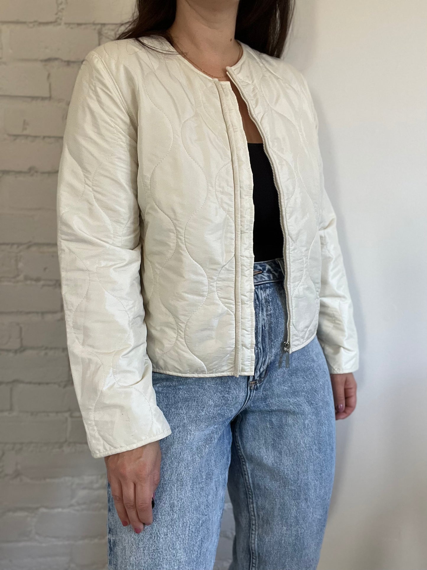 Puffer Fleece Neutral Jacket - Size S/M