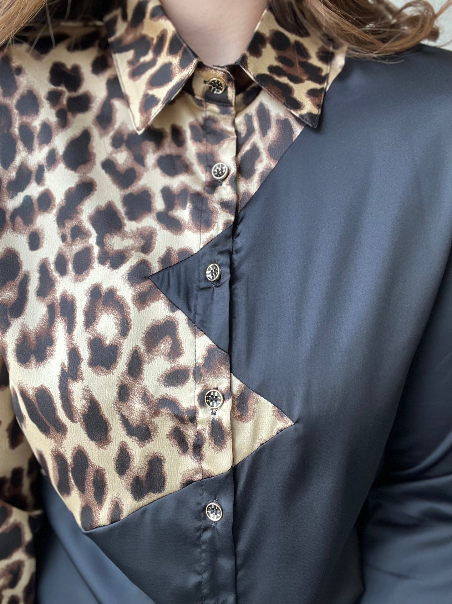 Pop Star Leopard Top - Size M