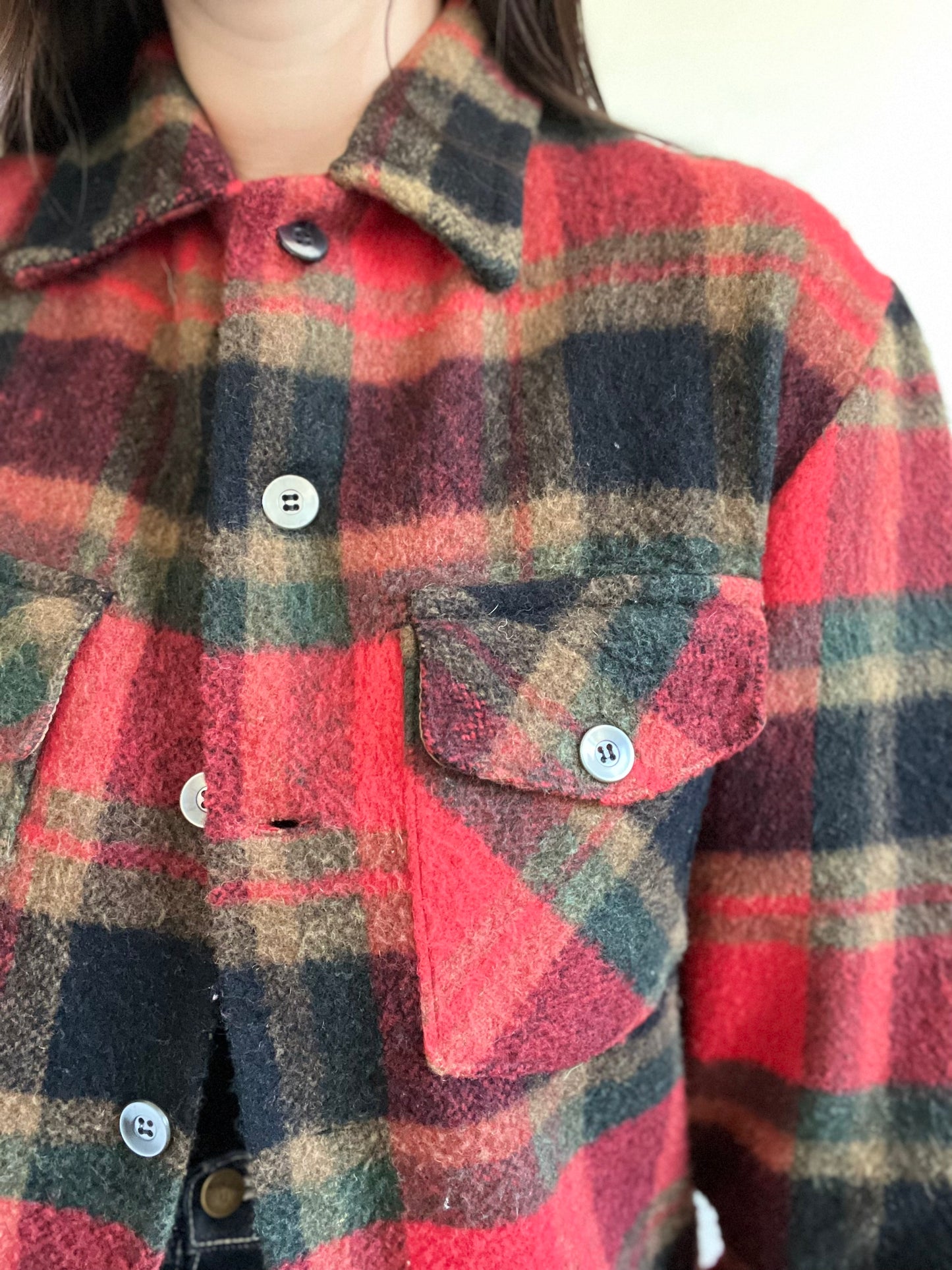 100% Wool Lumber Jac Shacket - Size M