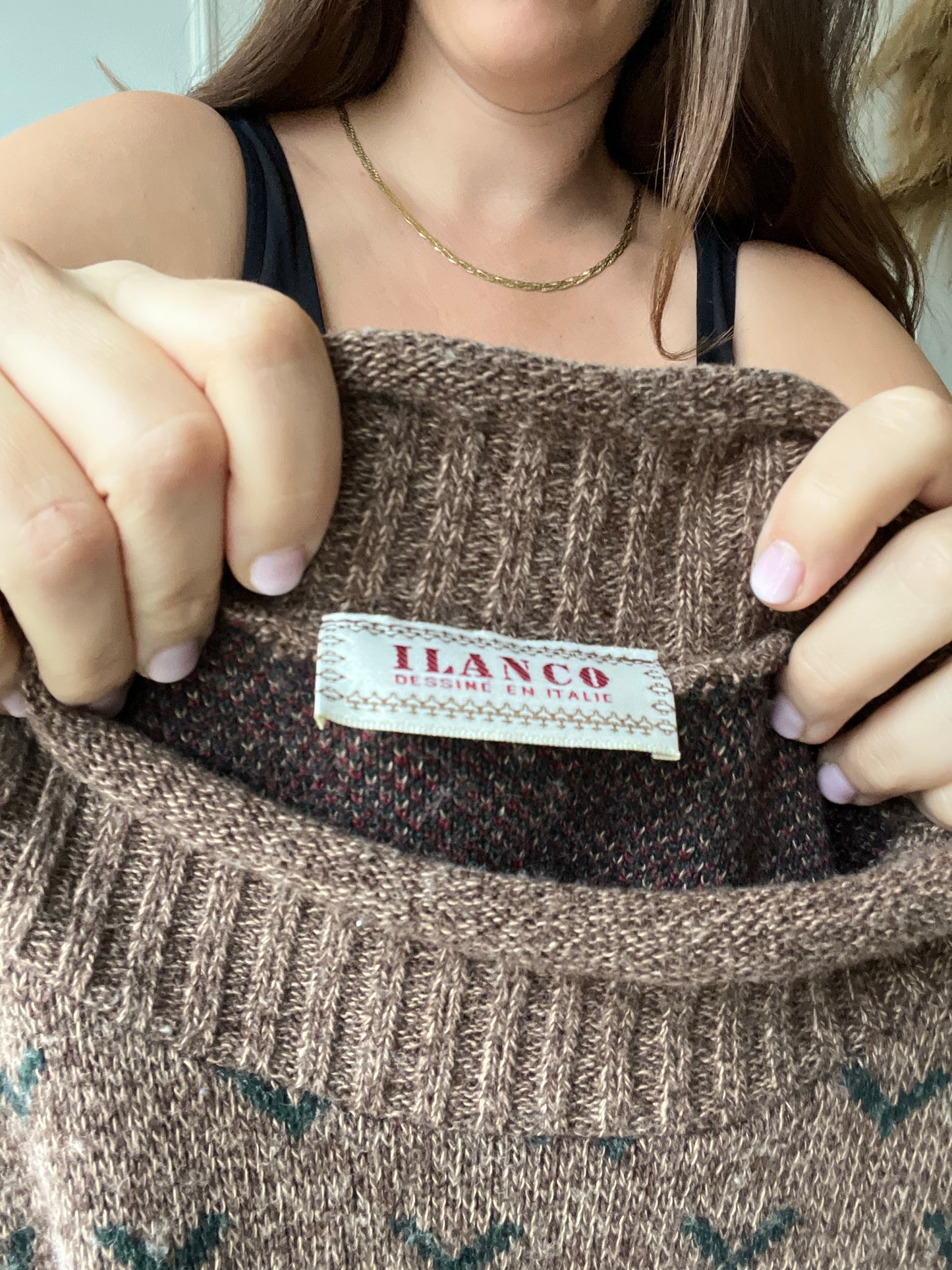 Dad Loon Knit Sweater - Size XL