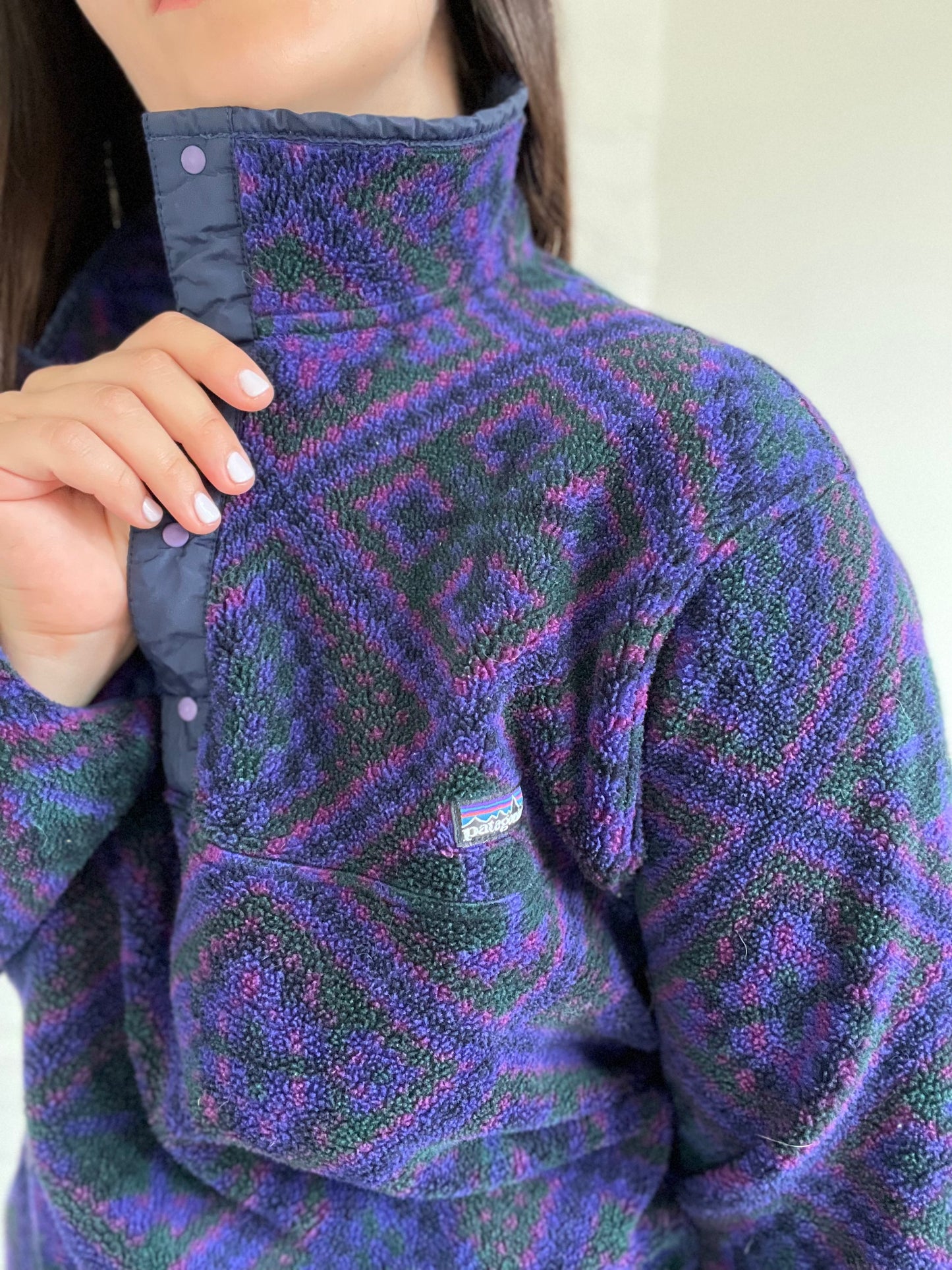 90s Retro Patagonia Fleece Synchilla - Size M