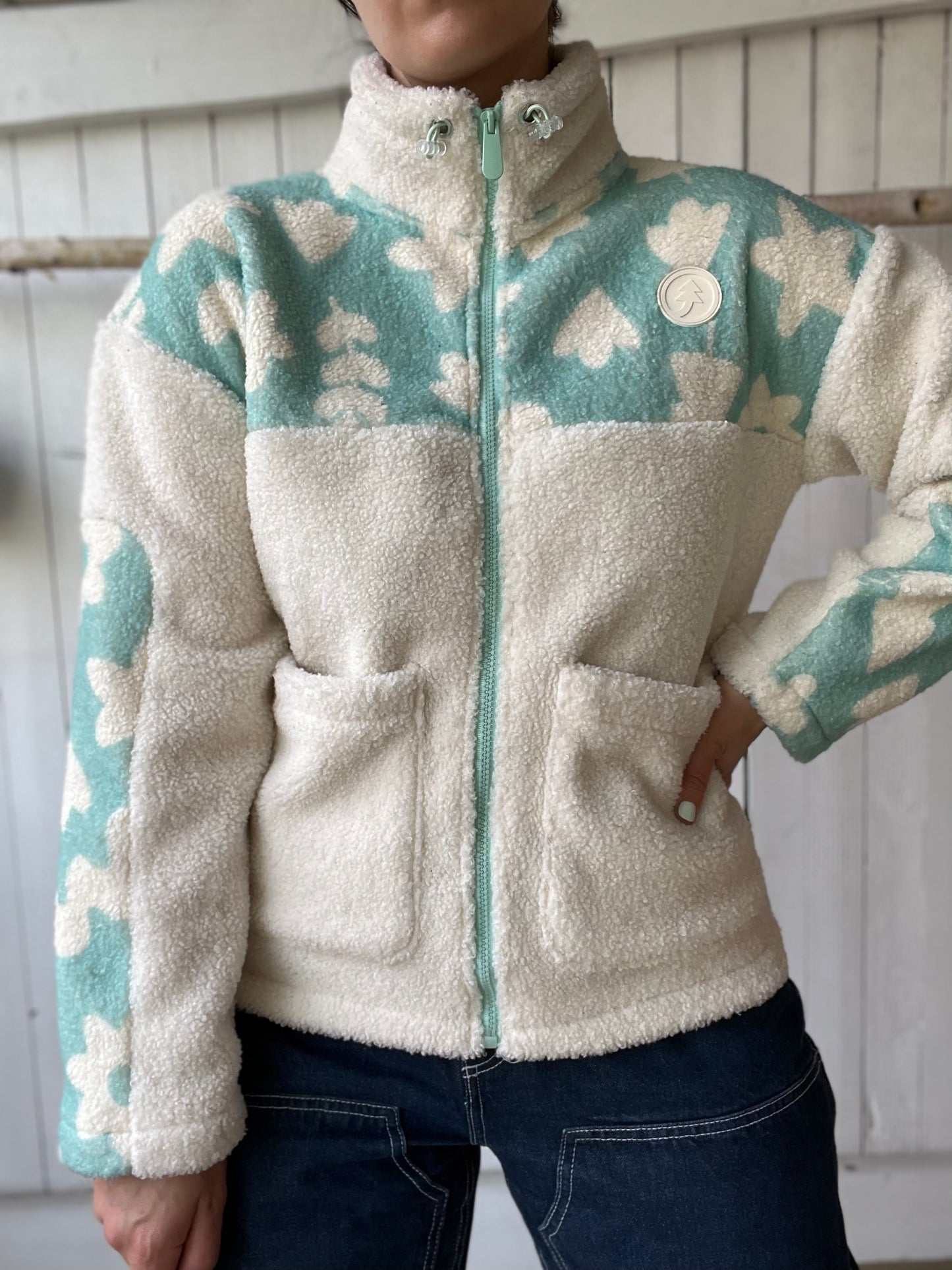 Creamy Mint Fleecer - Size S/M