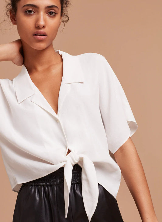 Wilfred Tie Front Blouse - Size S