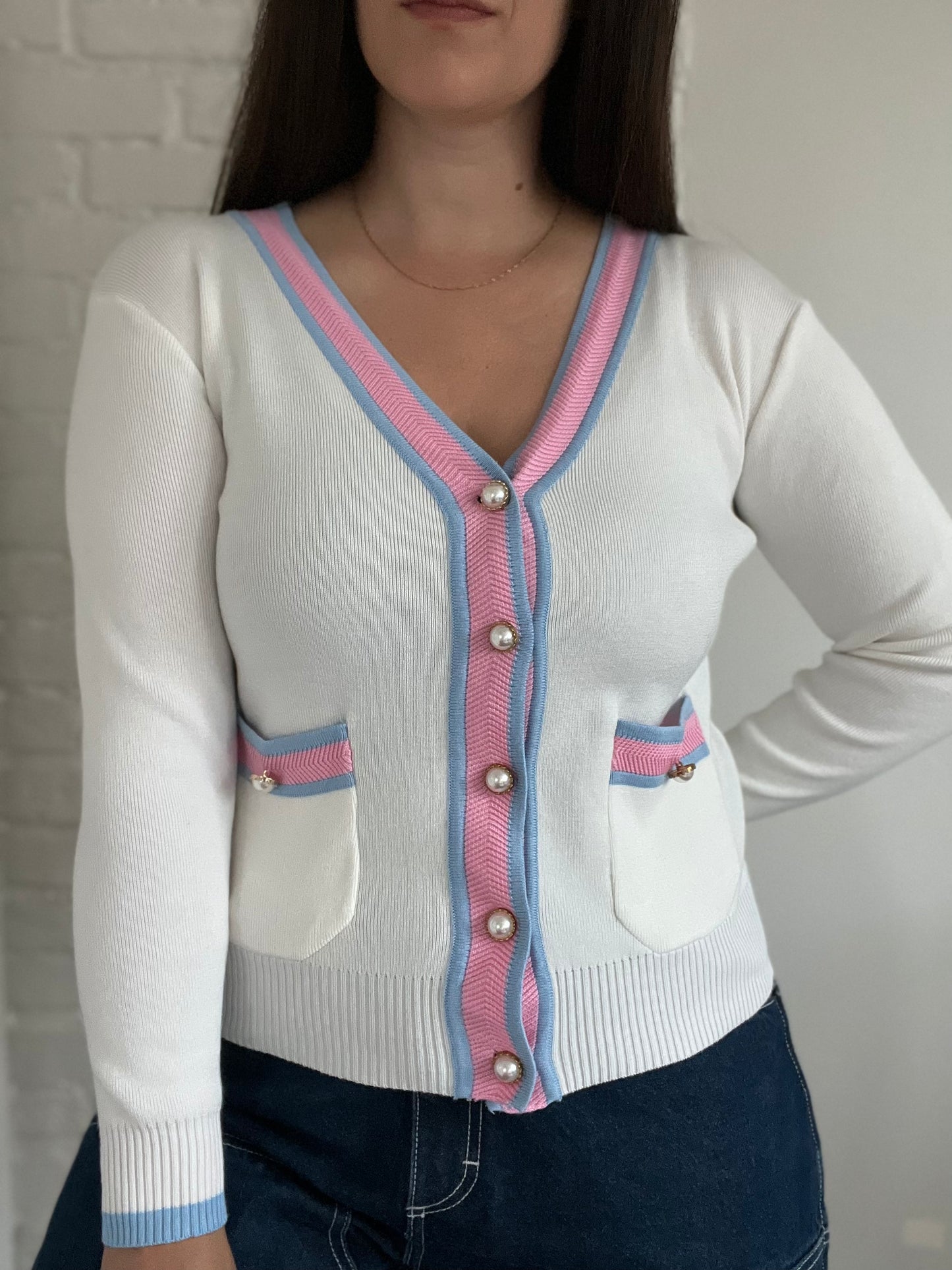 Cotton Candy Vintage Cardigan - Size M