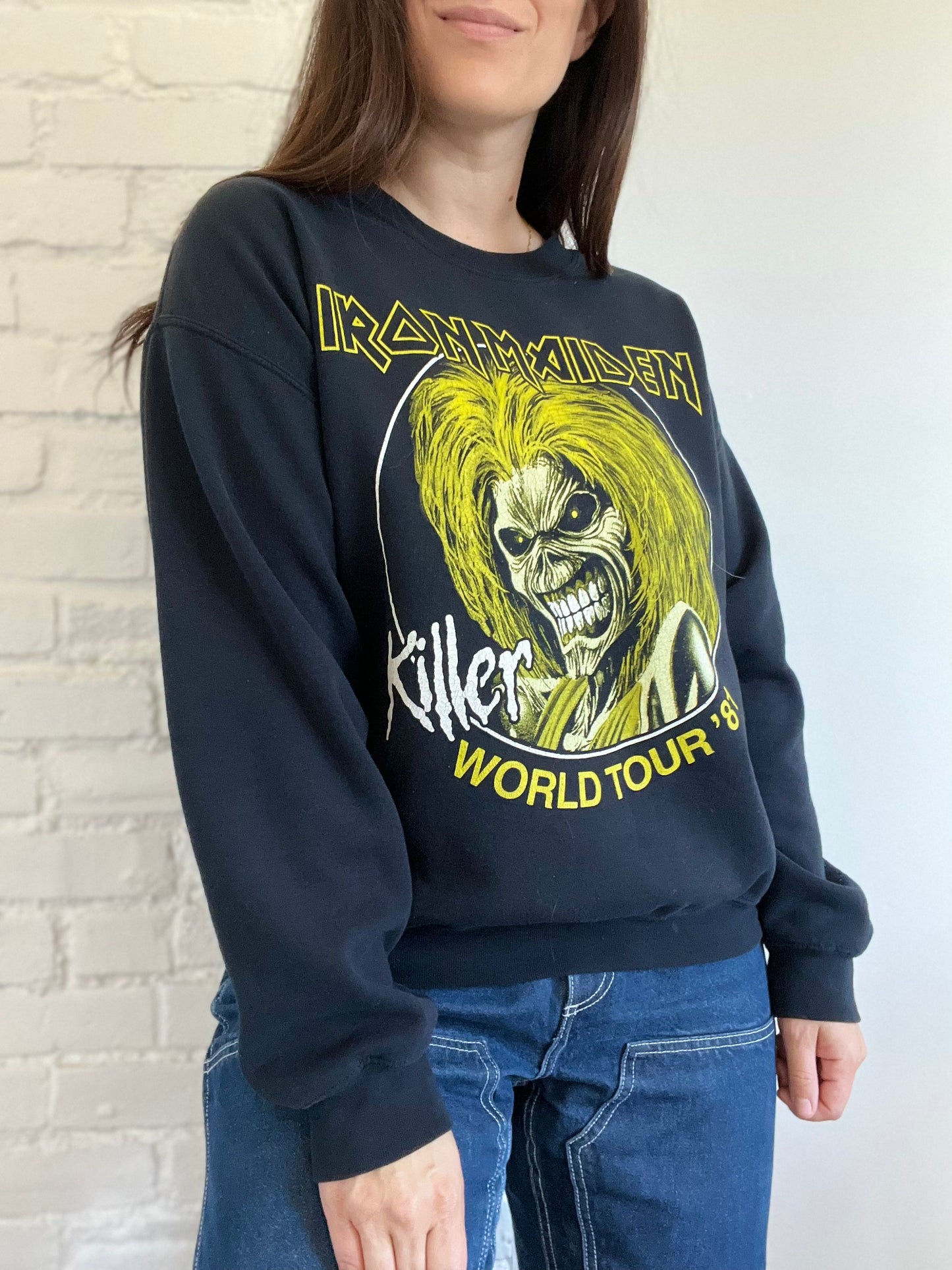 Iron Maiden '81 World Tour Crewneck - Size L