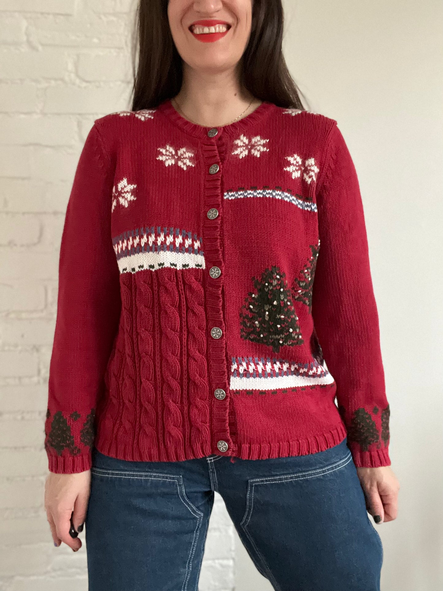 Vintage Northern Reflections Cardigan - M/L