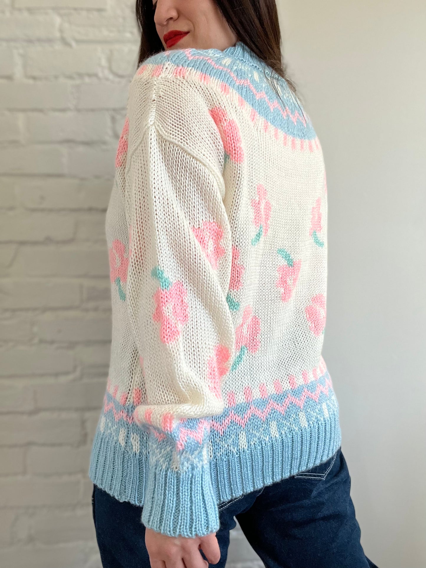 Après-Ski Cotton Candy Knit - L