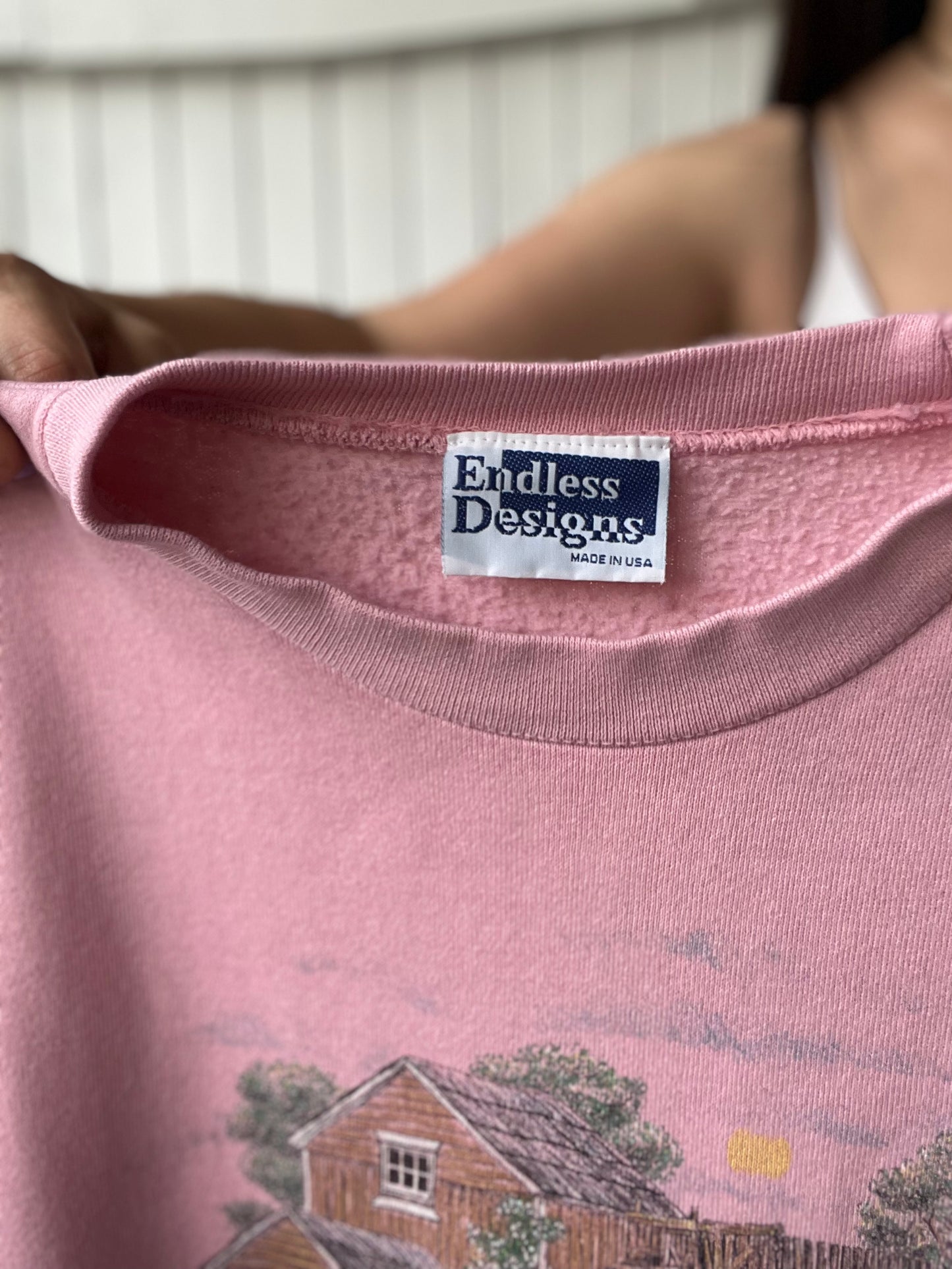 Swan Lake Pink Crewneck - Size XL
