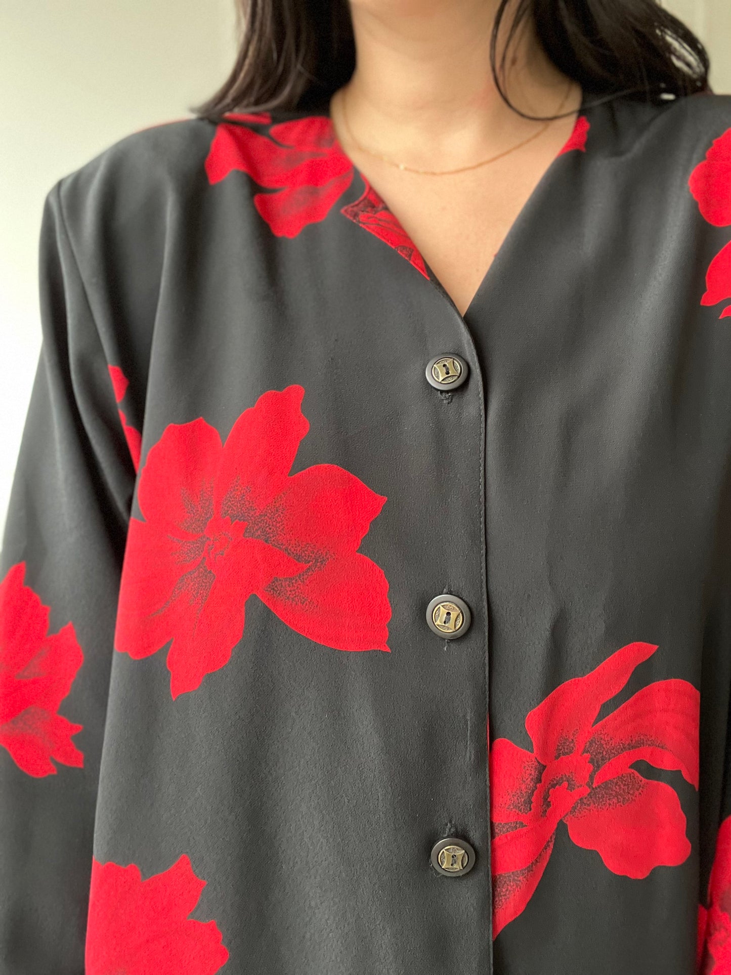 Big Rose Blouse - XL