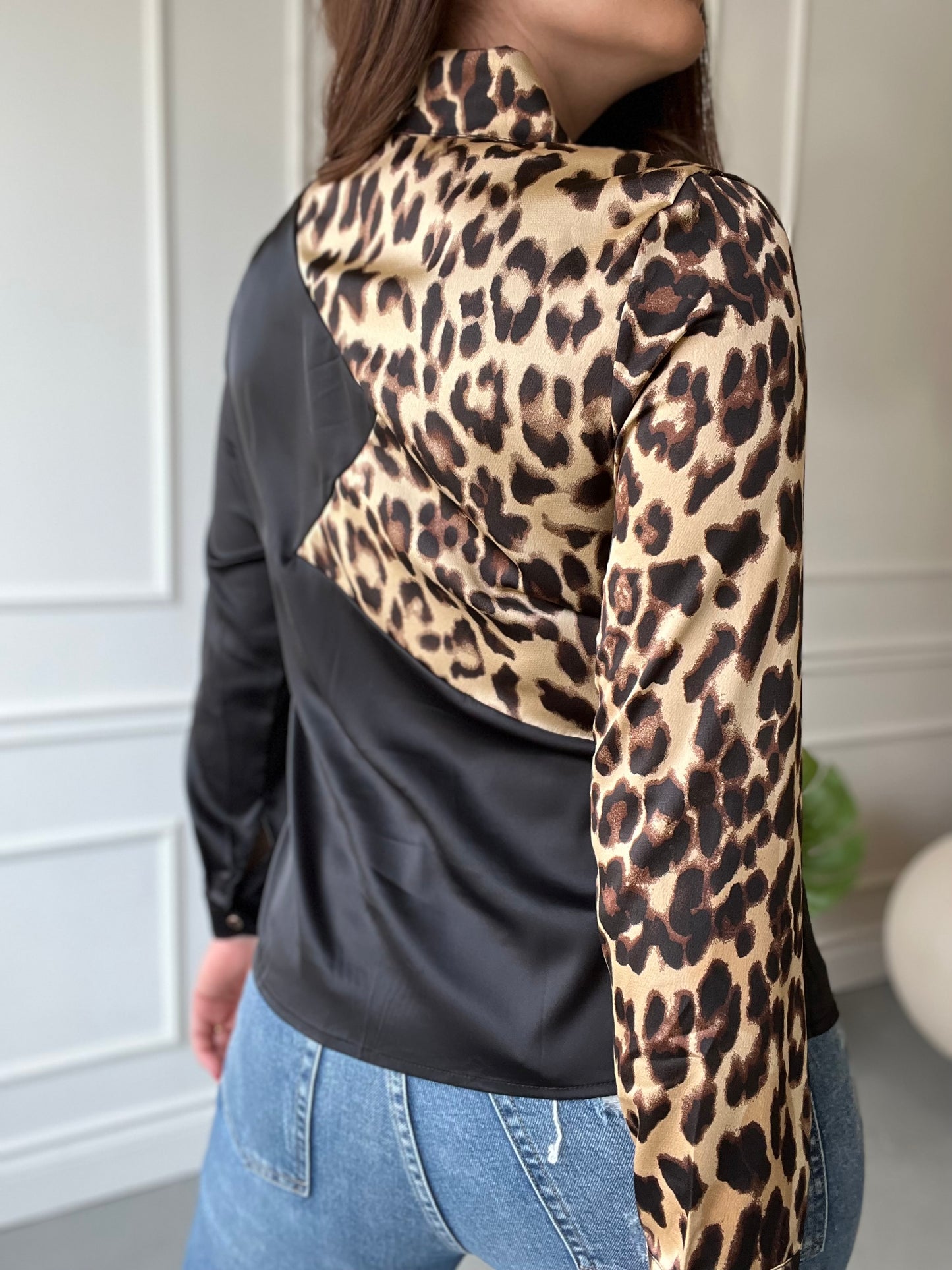 Pop Star Leopard Top - Size M
