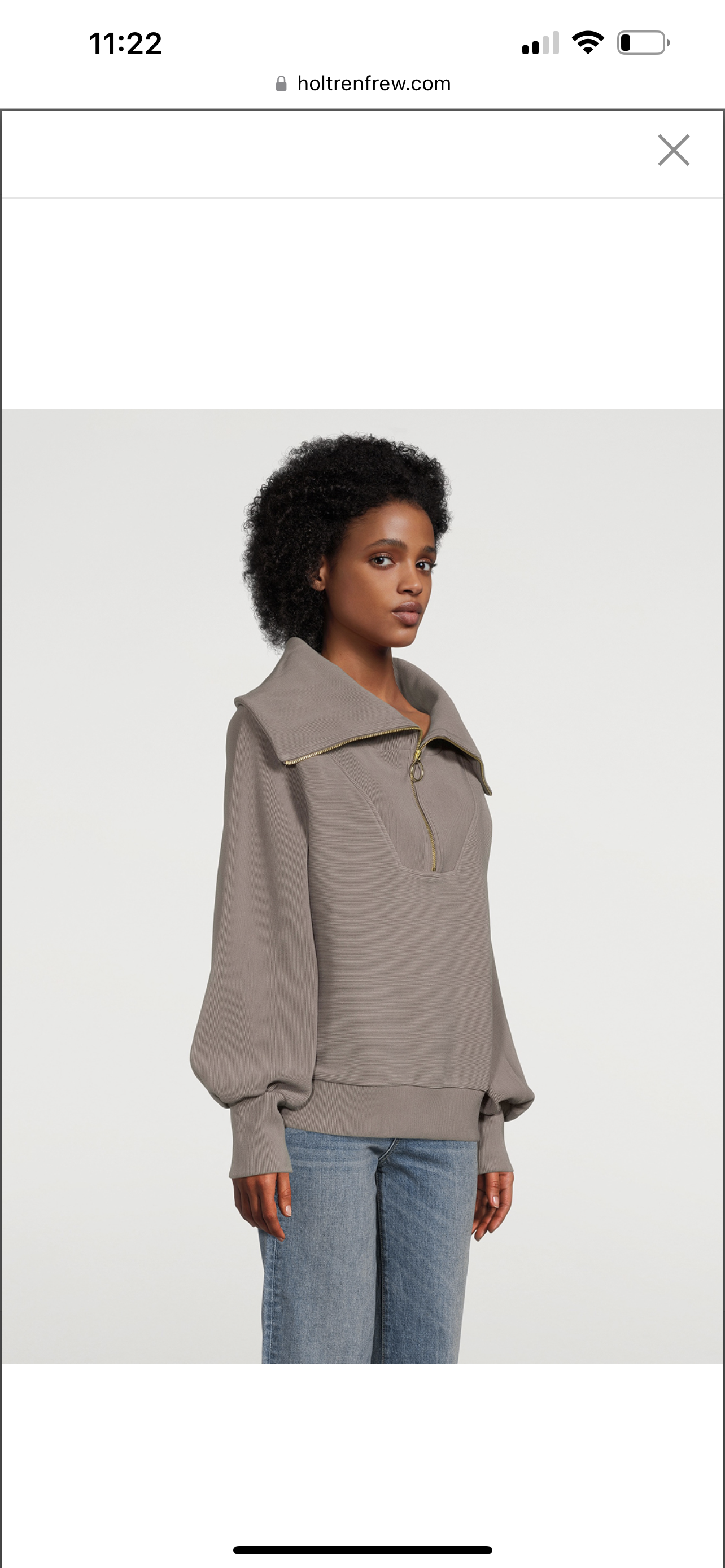 Varley Half Zip Sweater - Size S