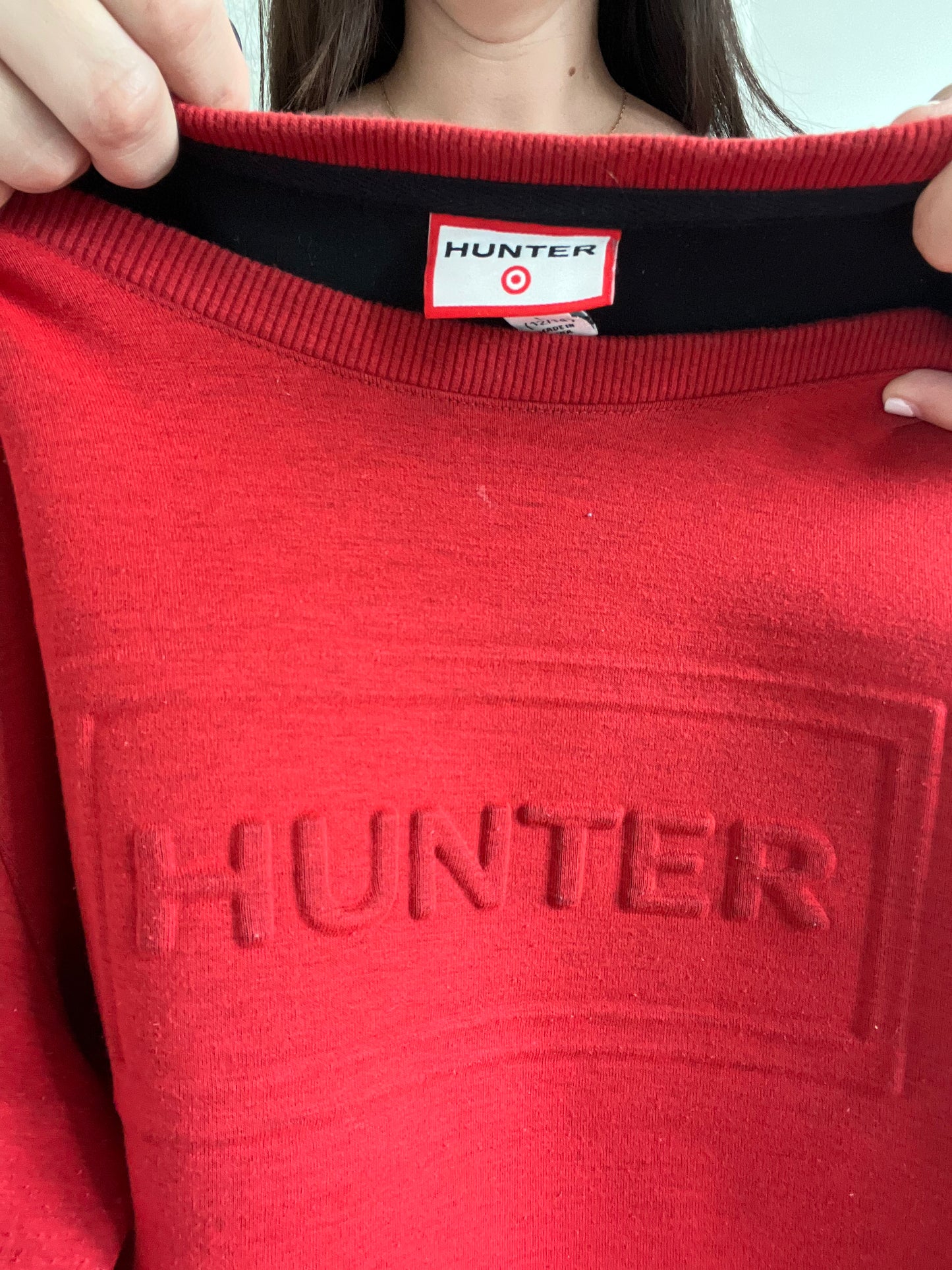 Cherry Red Hunter Crewneck - Size XS/S
