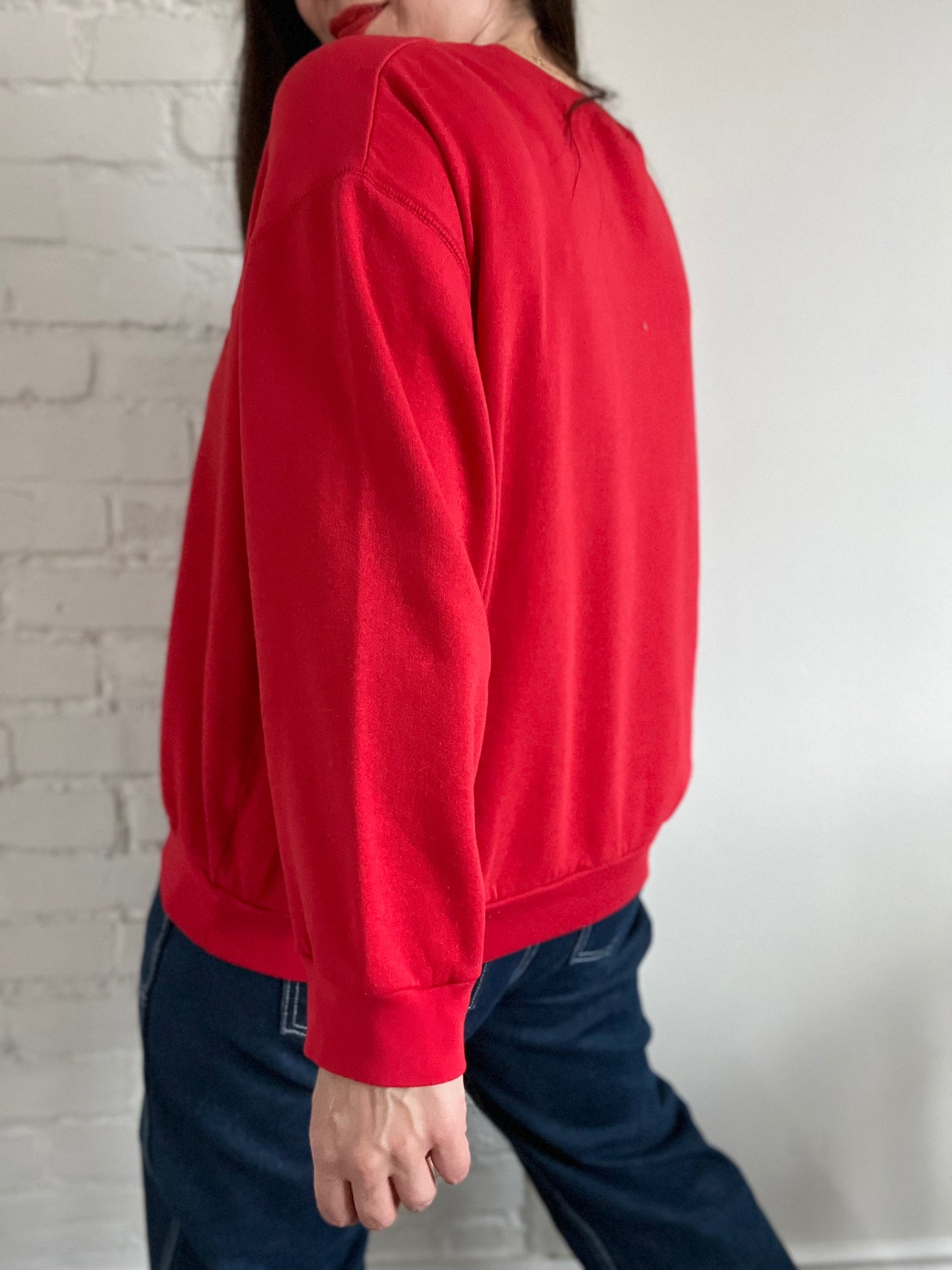 Vintage Teddy Bear Holiday Sweater - L