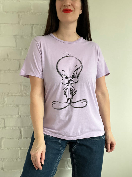 Tweety Bird Drawing Tee - L
