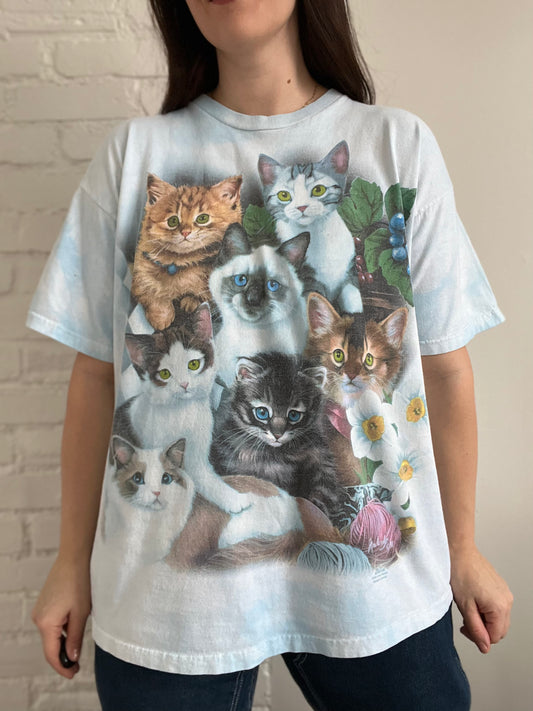 Cats on Cats T-shirt - Mens XL