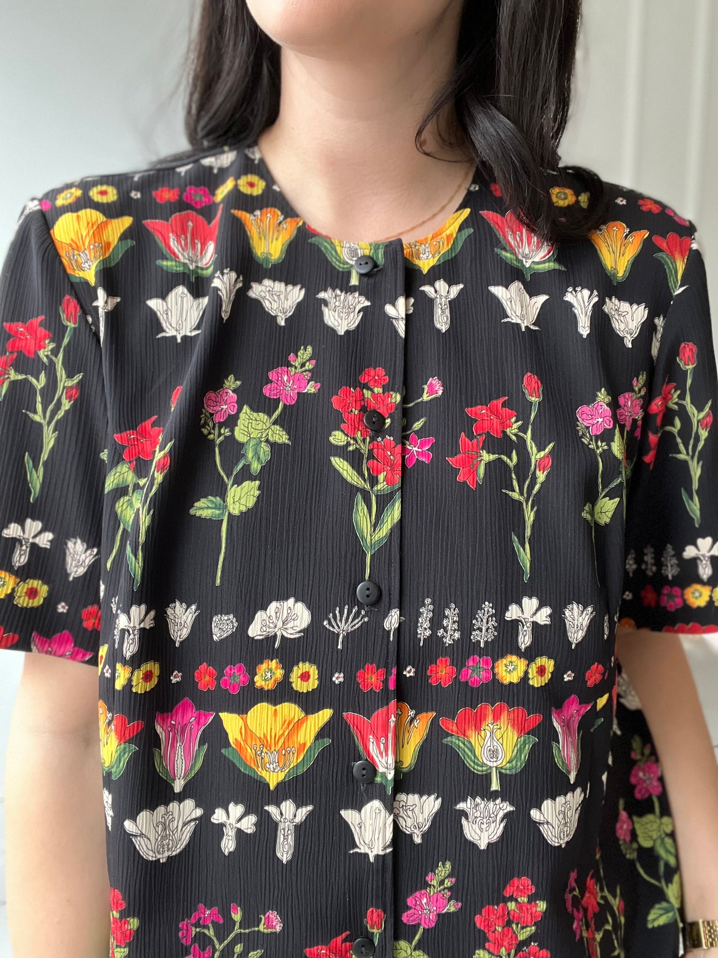 Garden Boxy Blouse - Size XL