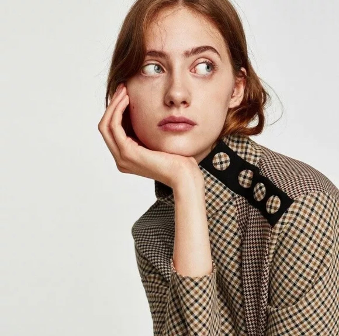 Regal Plaid Dress Shirt - Size L