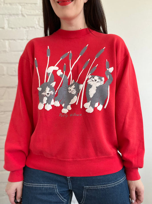 Putty Willows Crewneck Sweater - XL