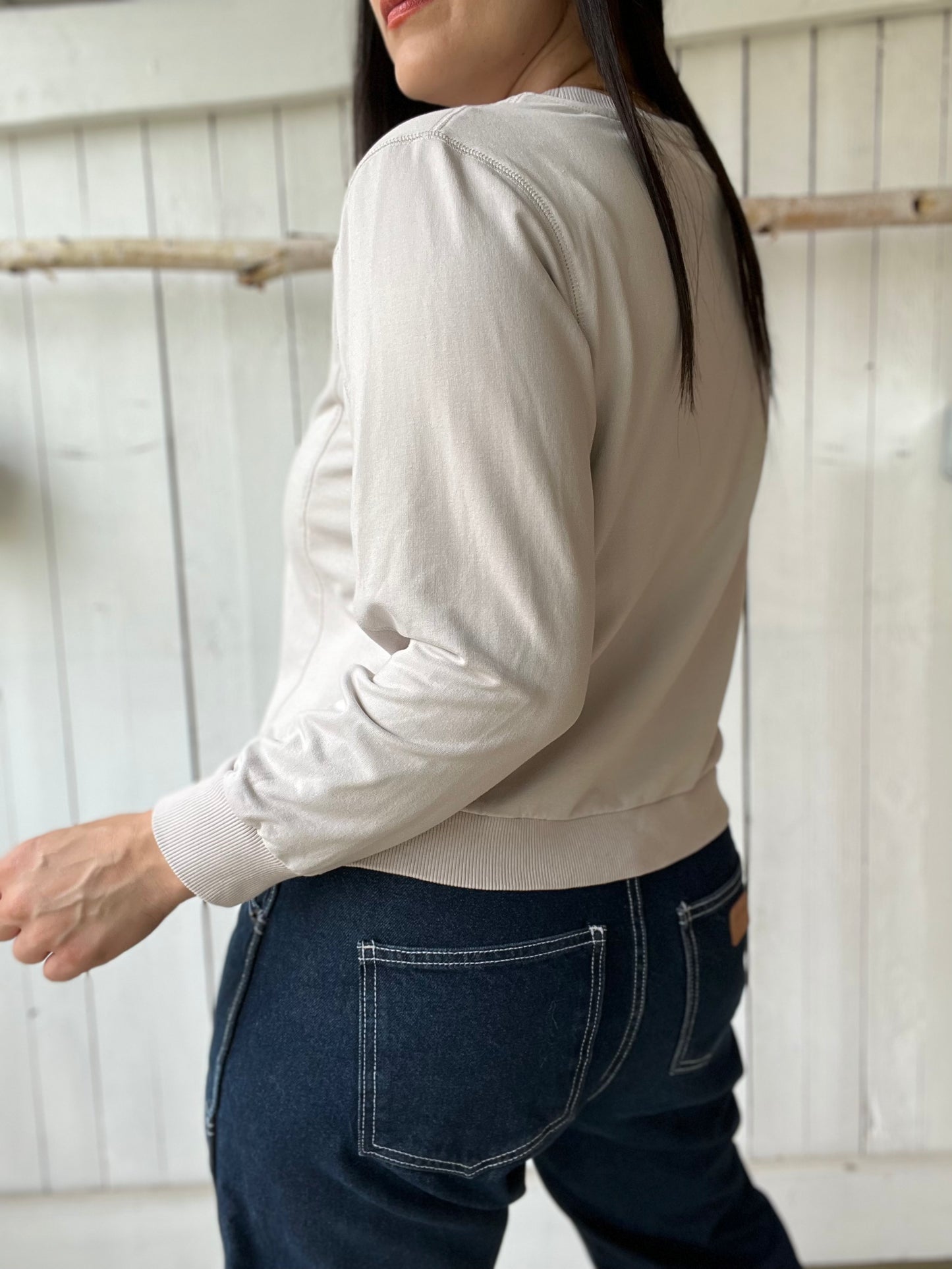French Terry Luxe Sweatshirt - Size S