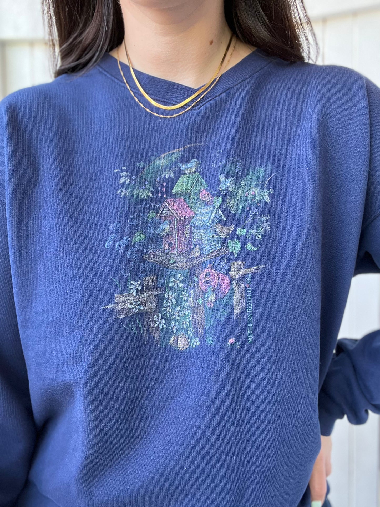 Northern Reflections Navy Sweater - Size L