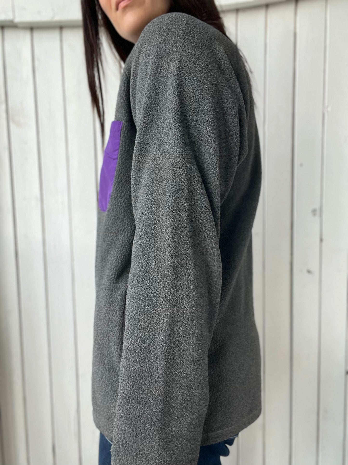 Patagonia Purple Zip Up - Size L