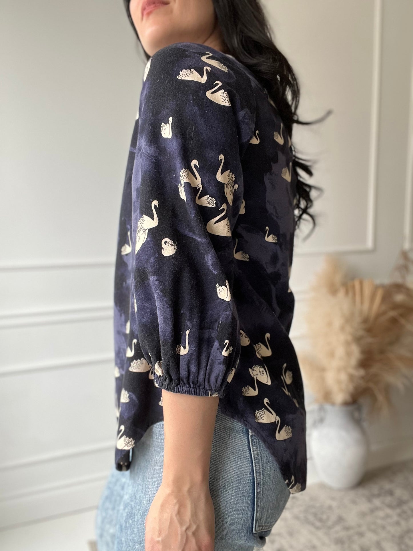 Bethesda Swan Flannel Shirt - Size M