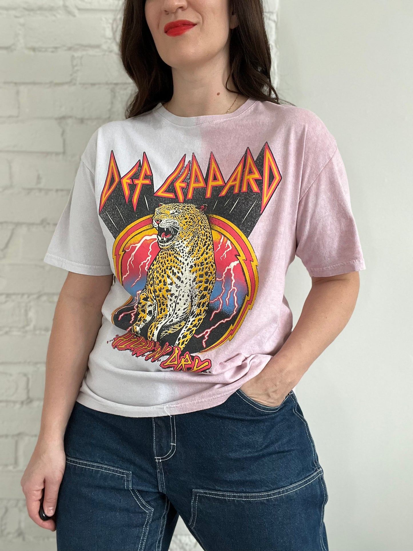 Def Leppard High N' Dry T-Shirt - Womens L